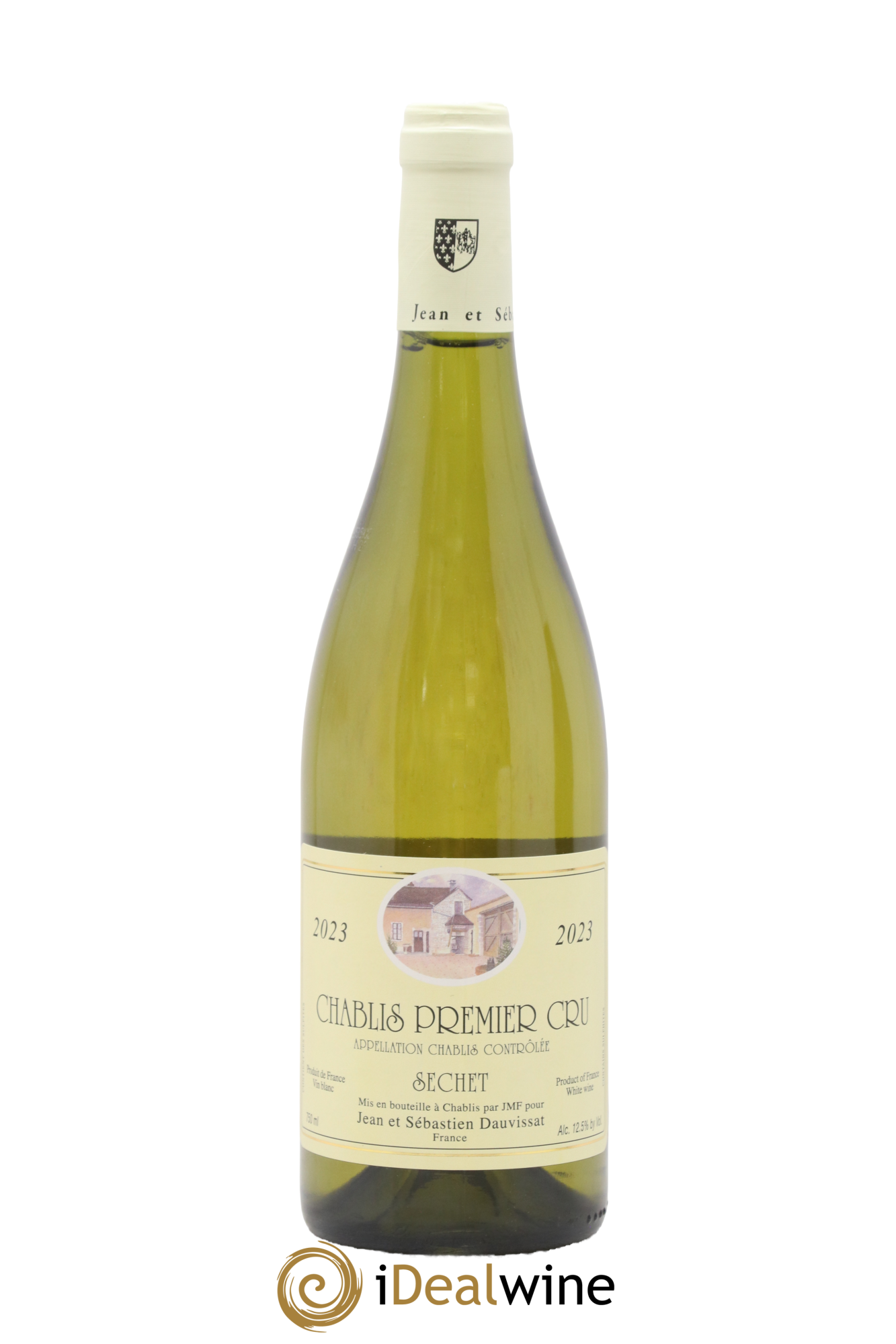 Chablis 1er Cru Séchets Jean & Sébastien Dauvissat 2023 - Lot de 1 bouteille - 0