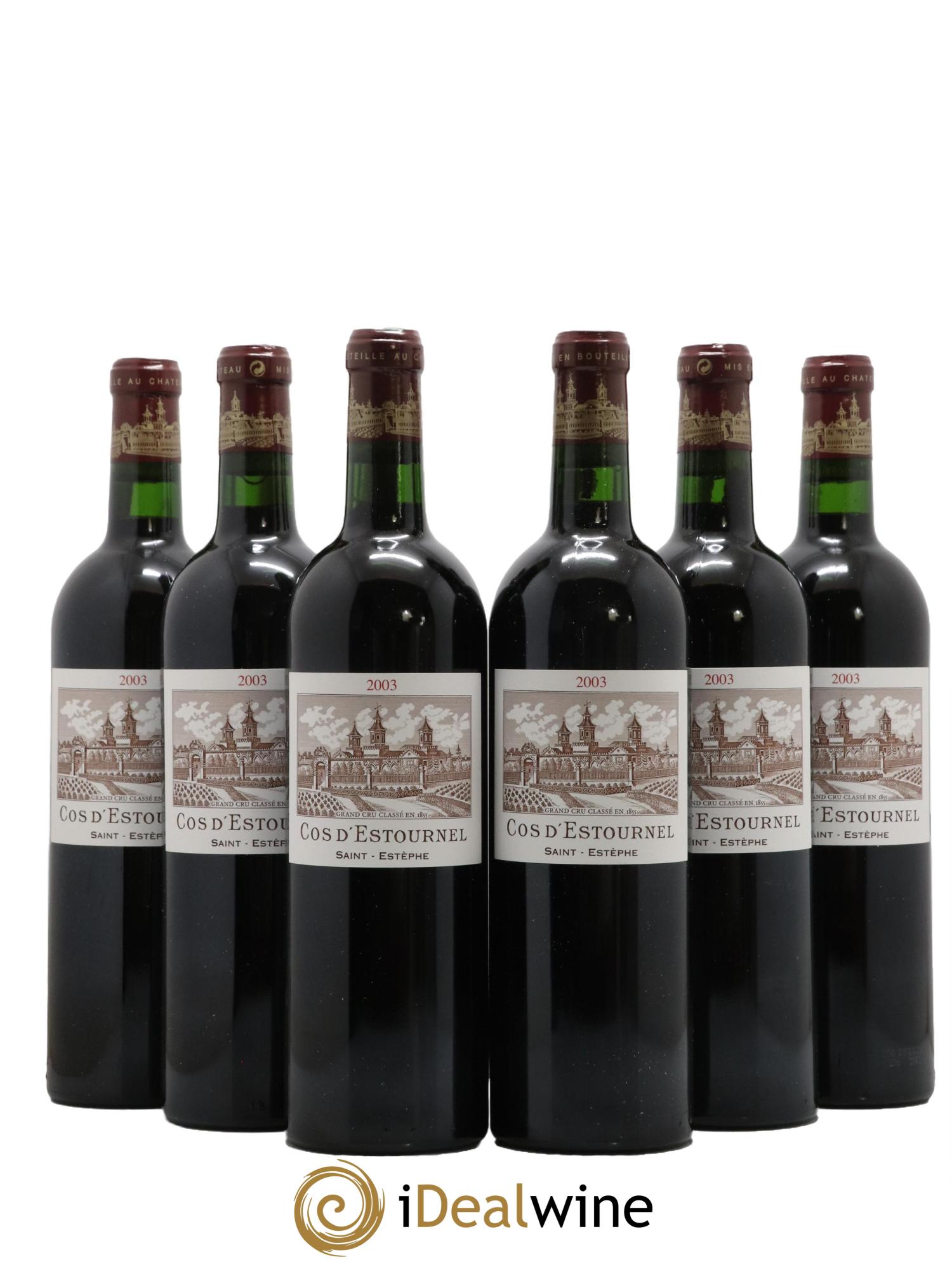 Cos d'Estournel 2ème Grand Cru Classé 2003 - Lot de 6 bouteilles - 0