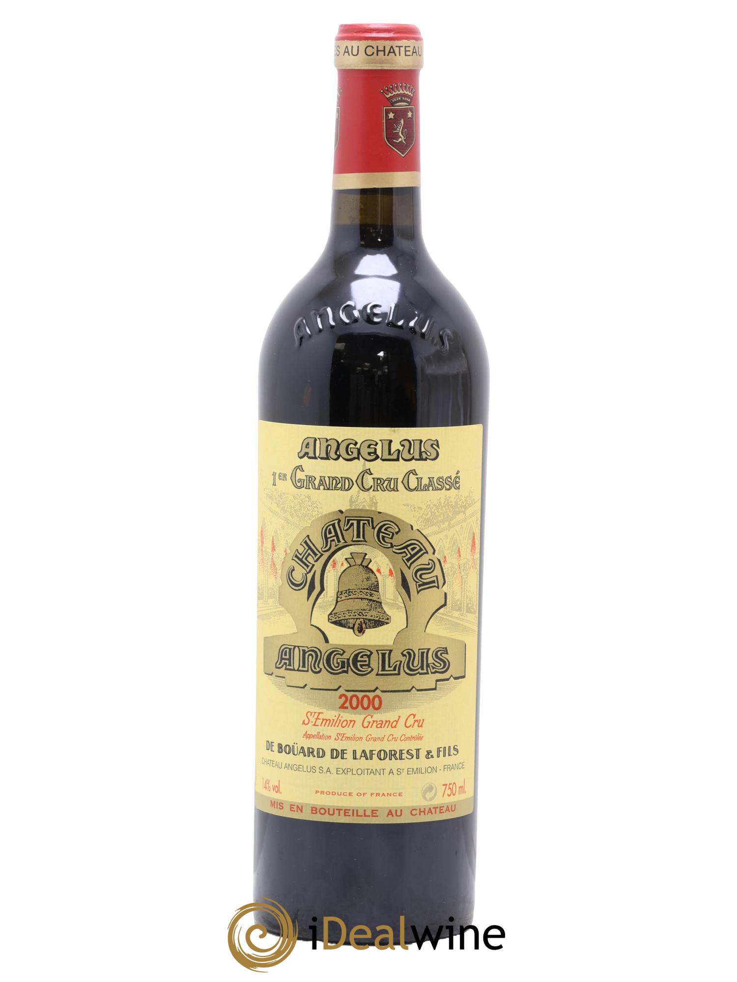 Château Angélus 1er Grand Cru Classé A 2000 - Lot of 1 bottle - 0