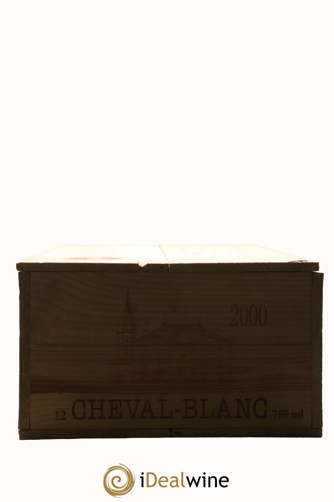 Château Cheval Blanc 1er Grand Cru Classé A 2000 - Lot de 12 bouteilles - 6