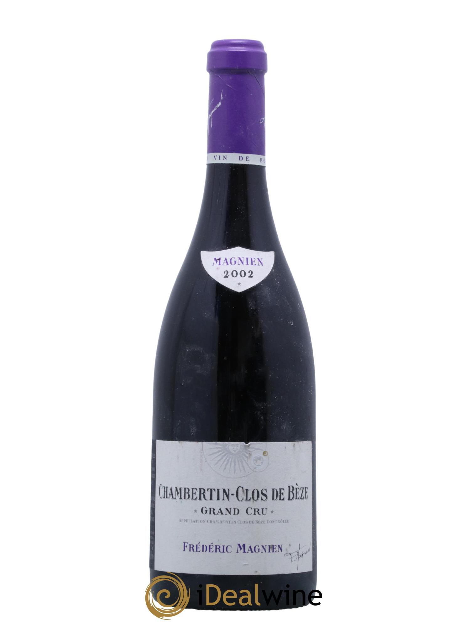 Chambertin Clos de Bèze Grand Cru Frédéric Magnien 2002 - Lotto di 1 bottiglia - 0