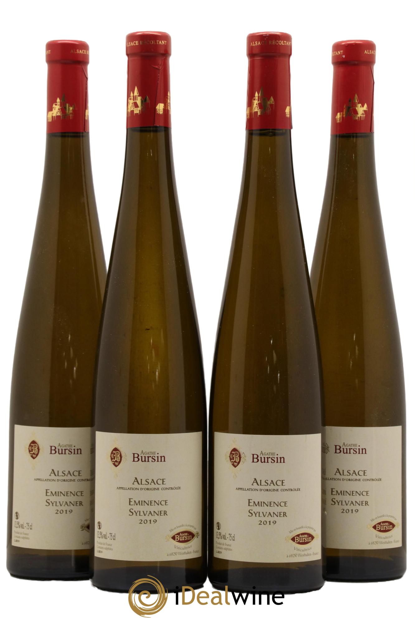 Alsace Sylvaner Eminence Domaine Agathe Bursin 2019 - Lot de 4 bouteilles - 0