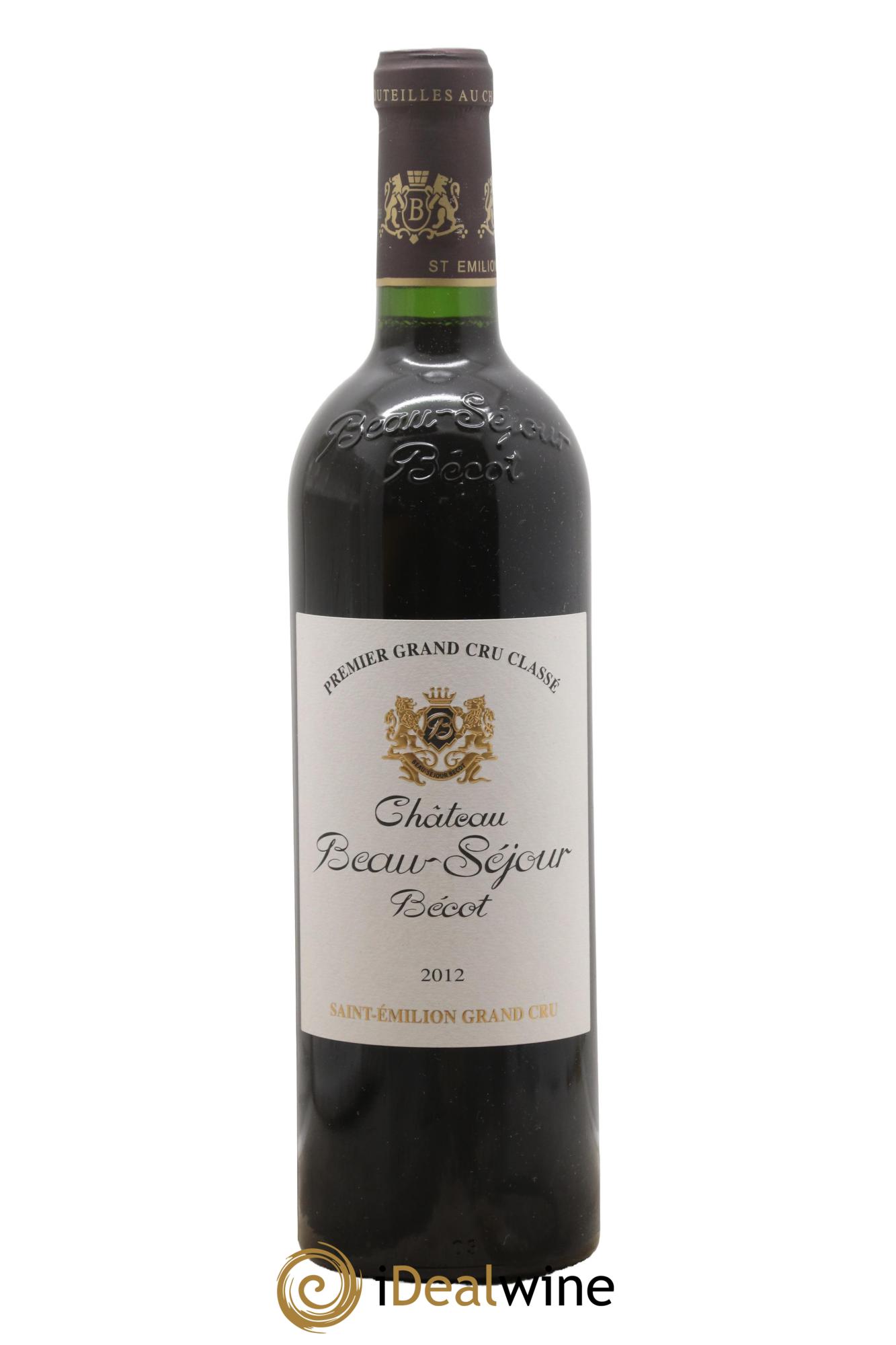 Château Beau-Séjour Bécot 1er Grand Cru Classé B 2012 - Posten von 1 Flasche - 0