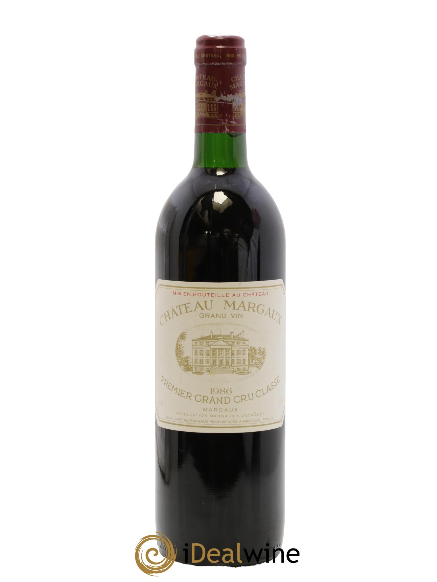 Château Margaux 1er Grand Cru Classé 1986 - Lot de 1 bouteille - 0