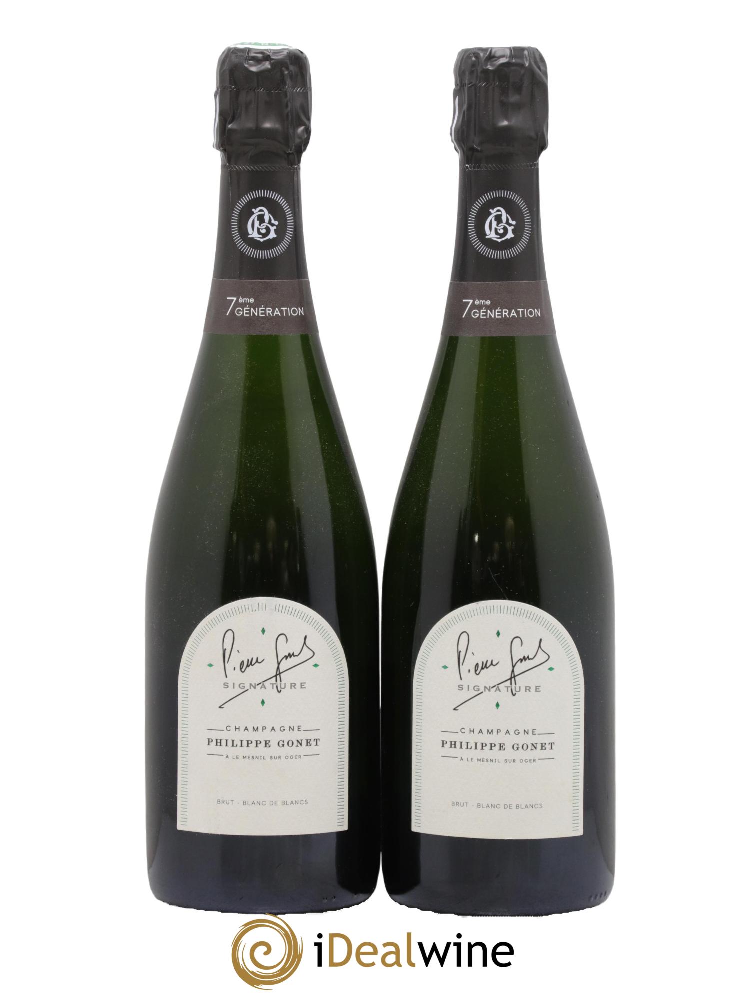 Signature Blanc de Blancs Brut Philippe Gonet - Lot de 2 bouteilles - 0