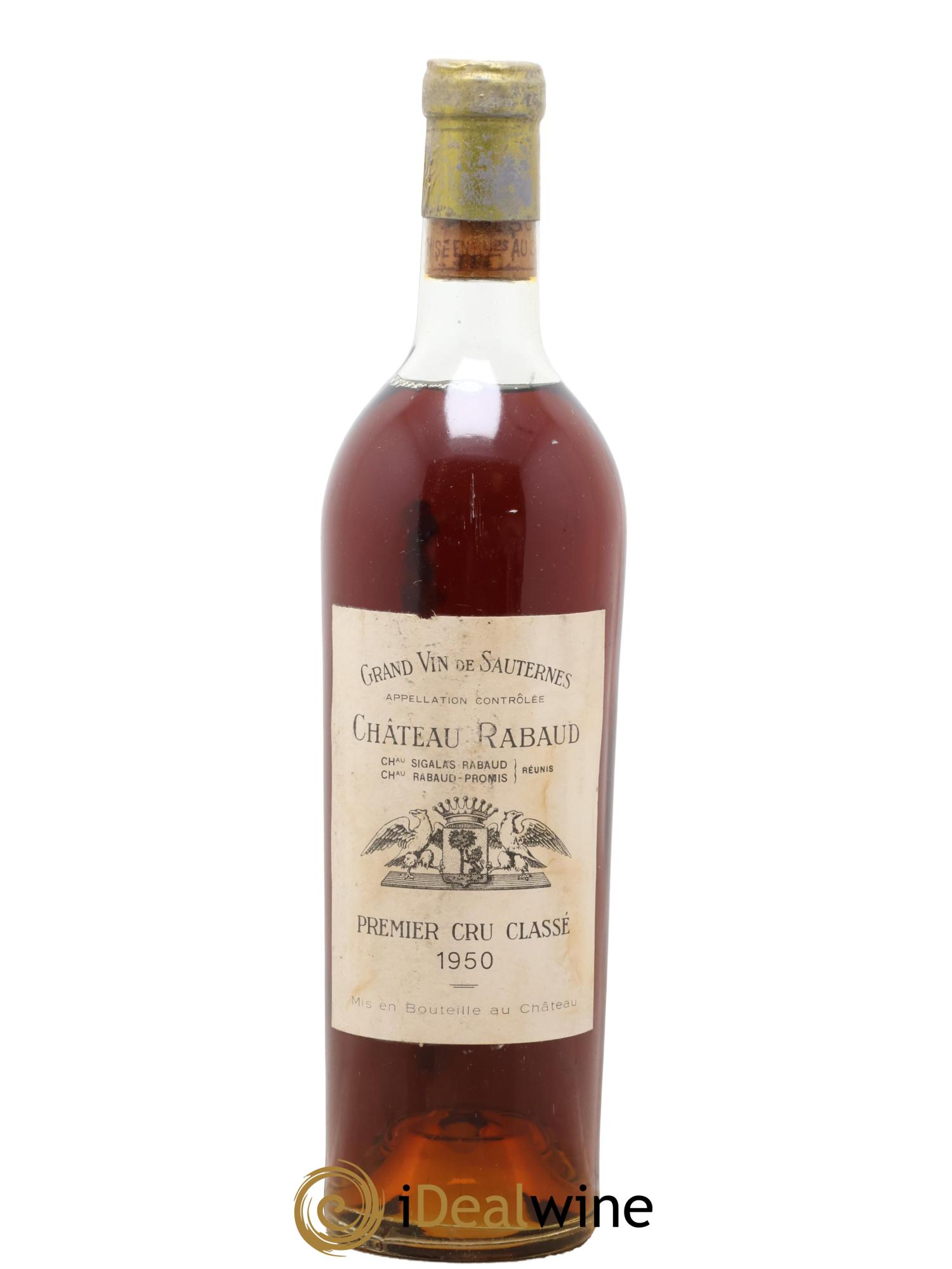 Bordeaux Château Rabaud 1950 - Lot of 1 bottle - 0