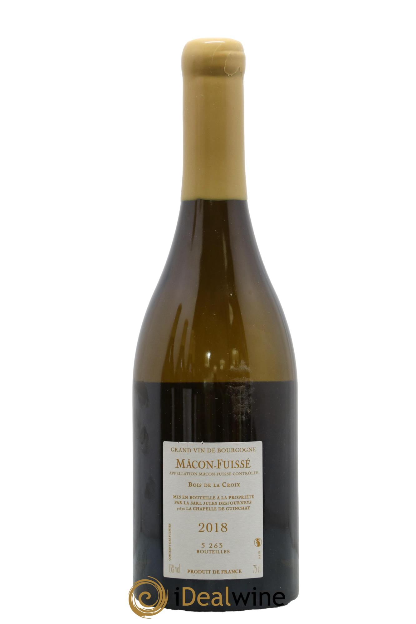 Mâcon-Fuissé Bois de la Croix Jules Desjourneys 2018 - Posten von 1 Flasche - 1