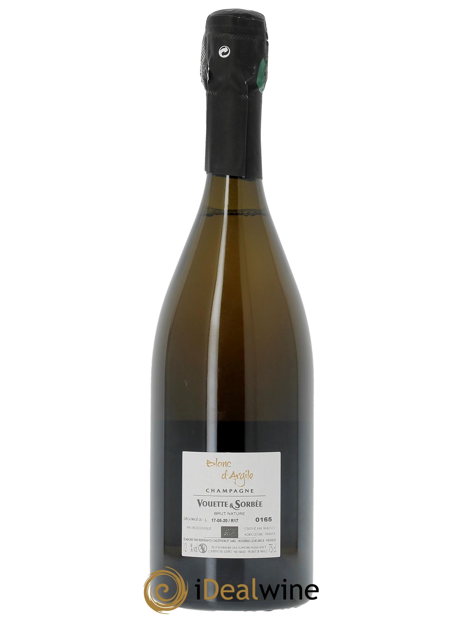 Blanc d'Argile Vouette et Sorbée - Lot de 1 bouteille - 1