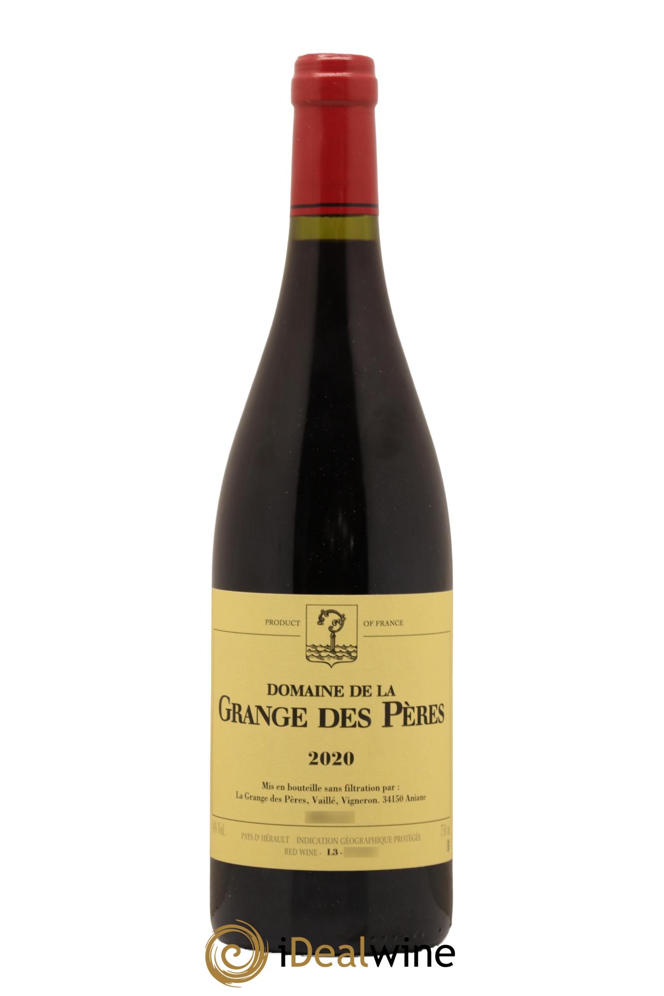 Pays d'Hérault Grange des Pères Laurent Vaillé 2020 - Lot de 1 bouteille - 0