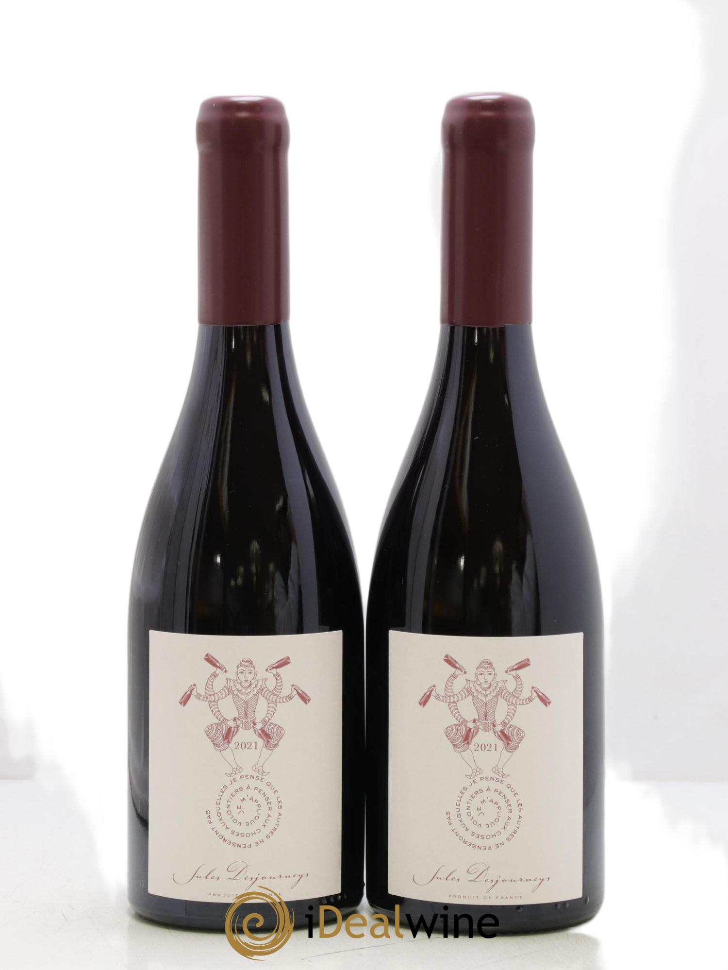 Beaujolais Jules Desjourneys 2021 - Lot of 2 bottles - 0