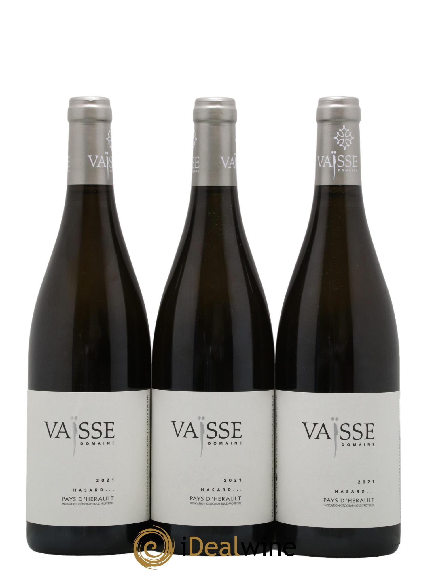 Pays d'Hérault Hasard Vaisse (Domaine) 2021 - Lot de 3 bouteilles - 0