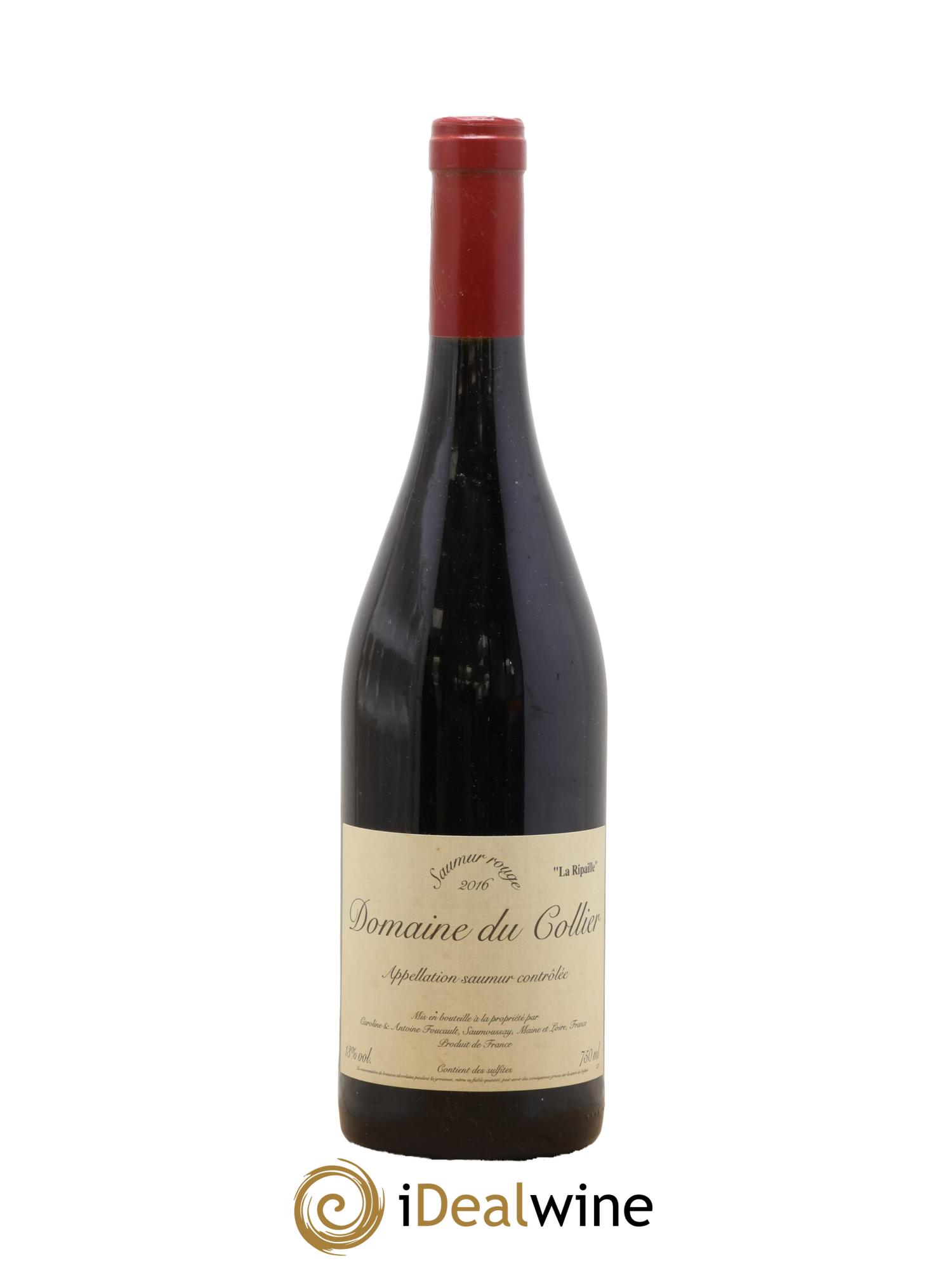 Saumur La Ripaille Domaine du Collier 2016 - Lot de 1 bouteille - 0