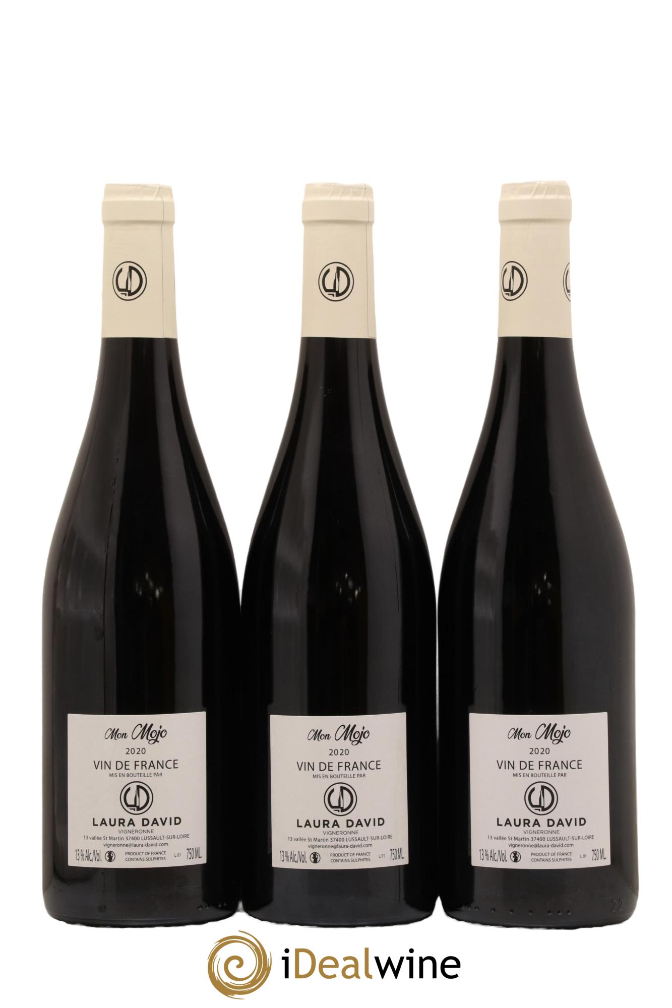 Vin de France Mon Mojo Domaine Laura David 2020 - Lot de 3 bouteilles - 1
