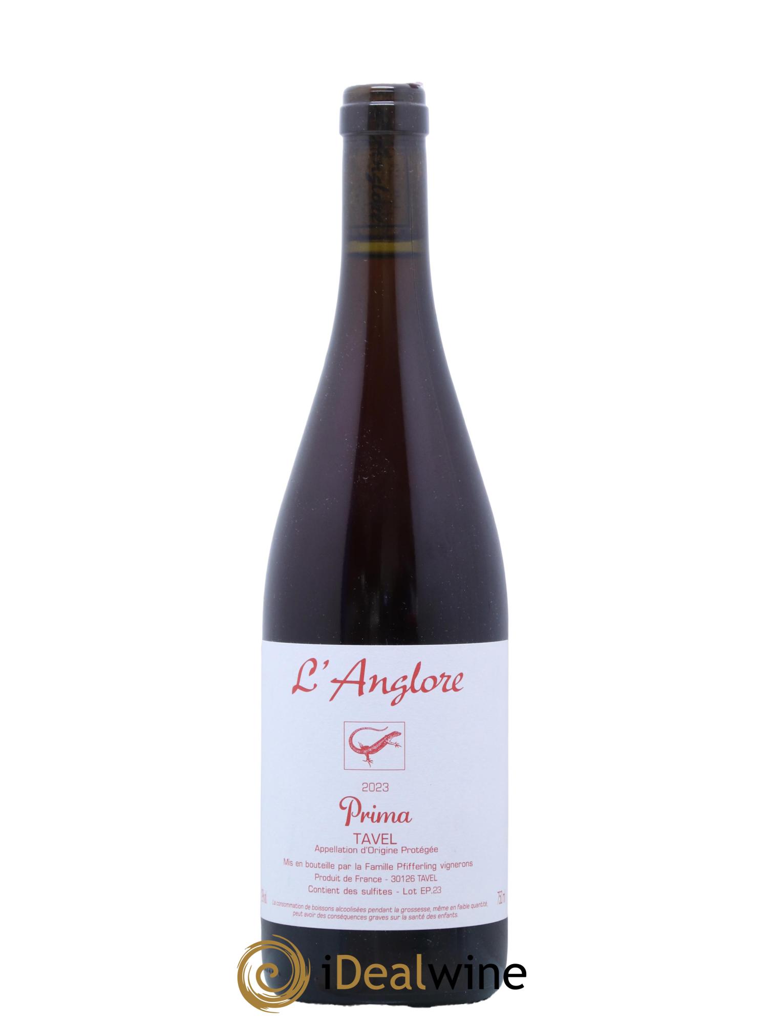 Tavel Prima L'Anglore 2023 - Lot de 1 bouteille - 0