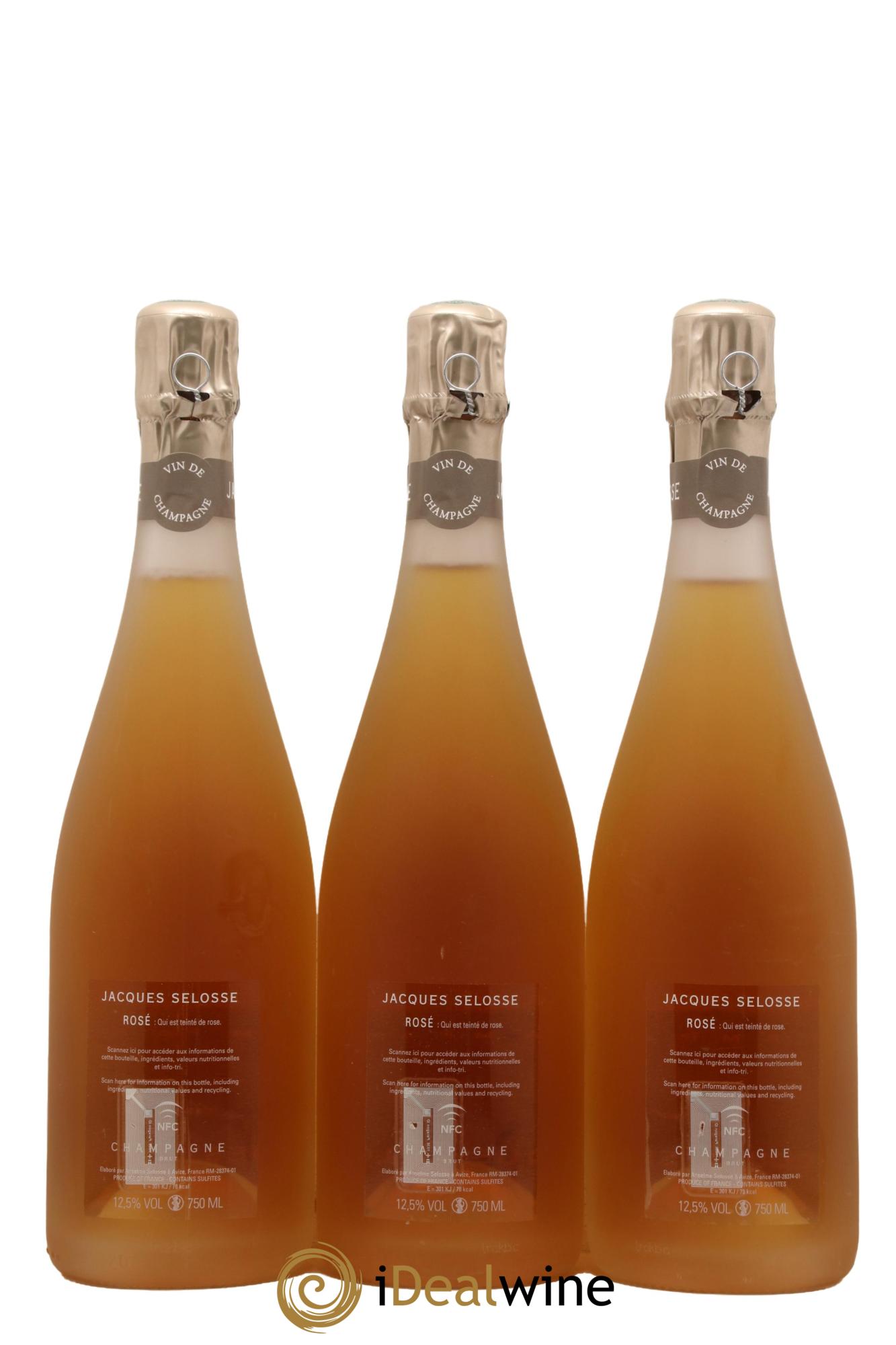 Rosé Brut Jacques Selosse - Lot de 3 bouteilles - 1