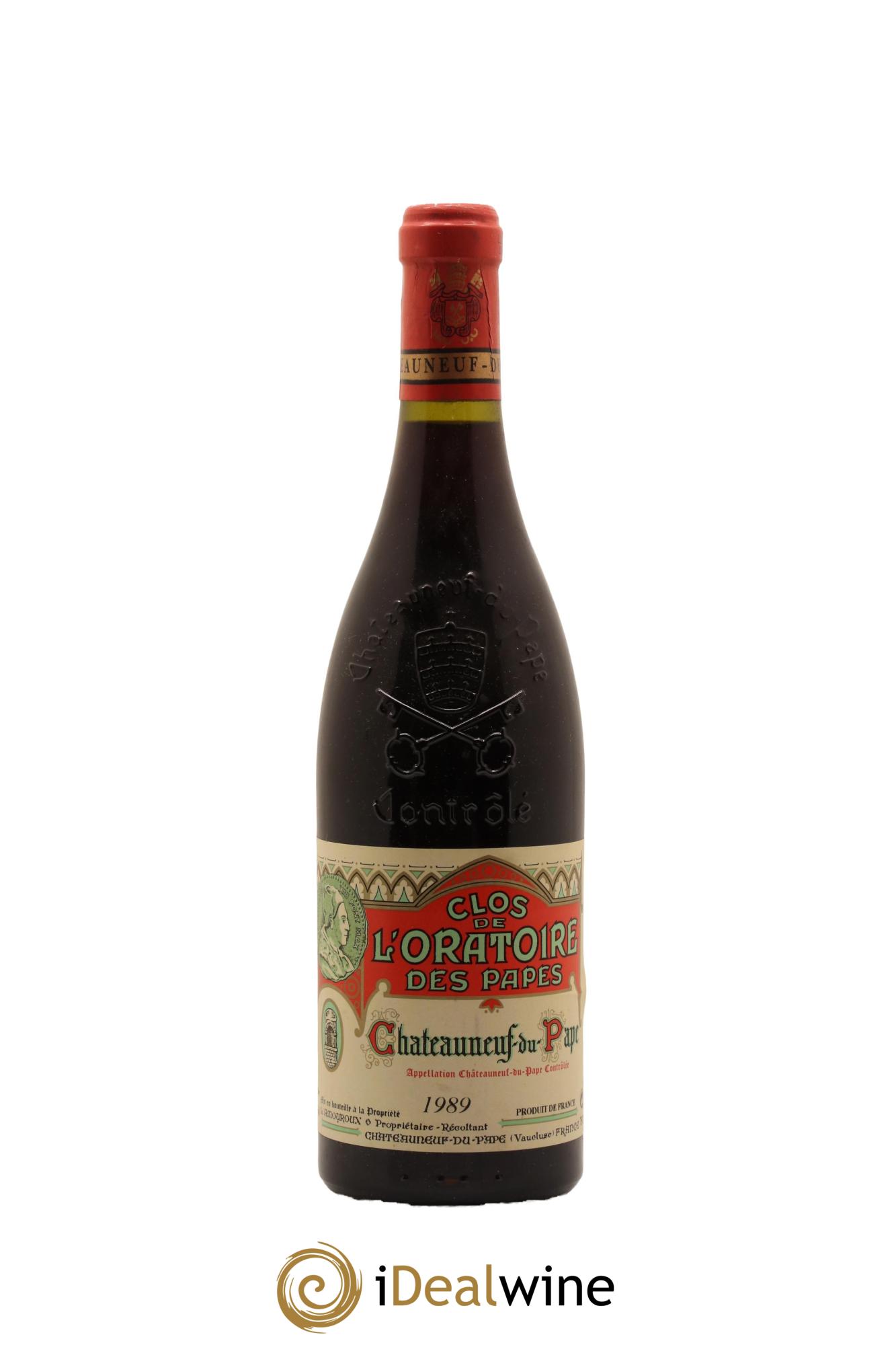 Châteauneuf-du-Pape Clos de l'Oratoire des Papes 1989 - Lot de 1 bouteille - 0