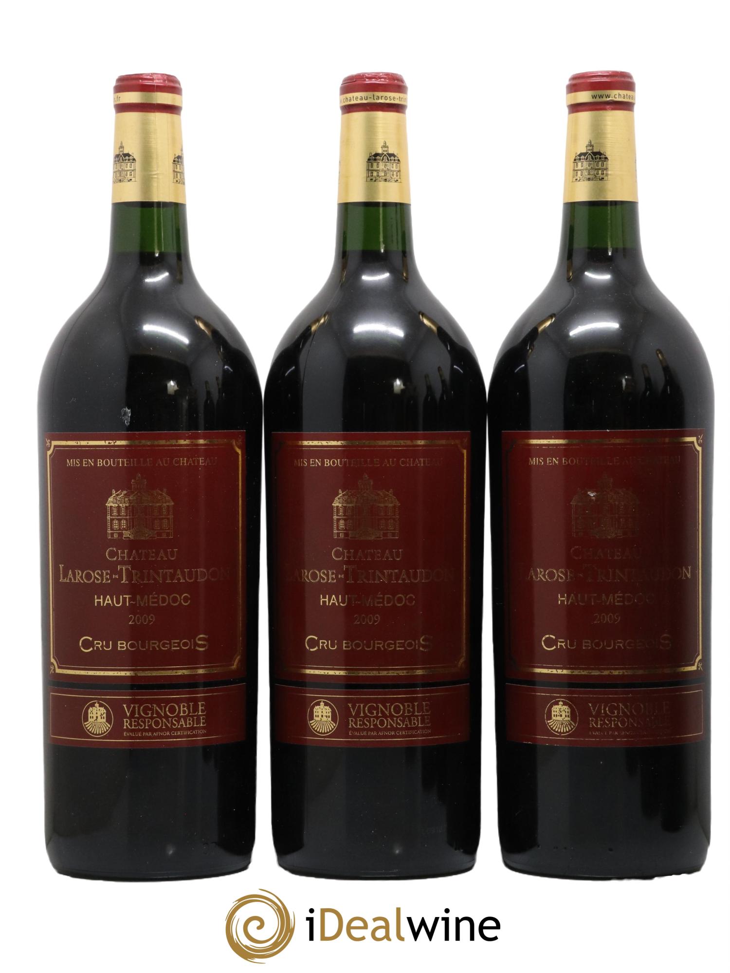 Château Larose Trintaudon Cru Bourgeois  2009 - Lot of 6 magnums - 2