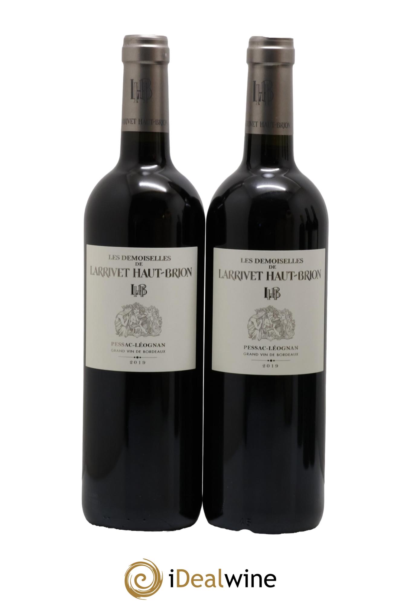 Pessac-Léognan Les Demoiselles De Larrivet Haut-Brion 2019 - Lot of 2 bottles - 0