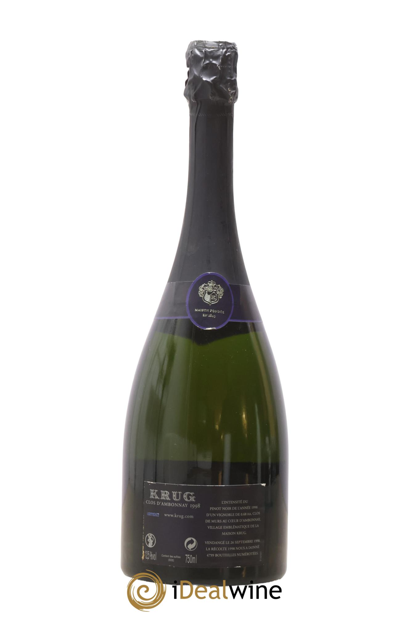 Clos d'Ambonnay Krug 1998 - Posten von 1 Flasche - 1
