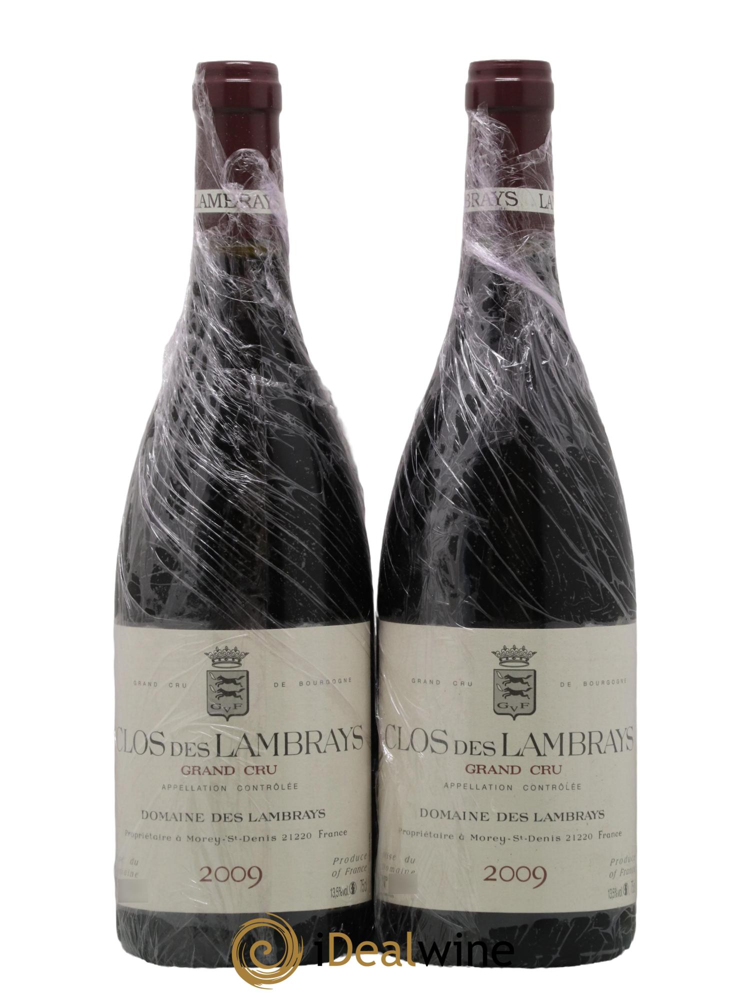 Clos des Lambrays Grand Cru Domaine des Lambrays 2009 - Lot de 2 bouteilles - 0