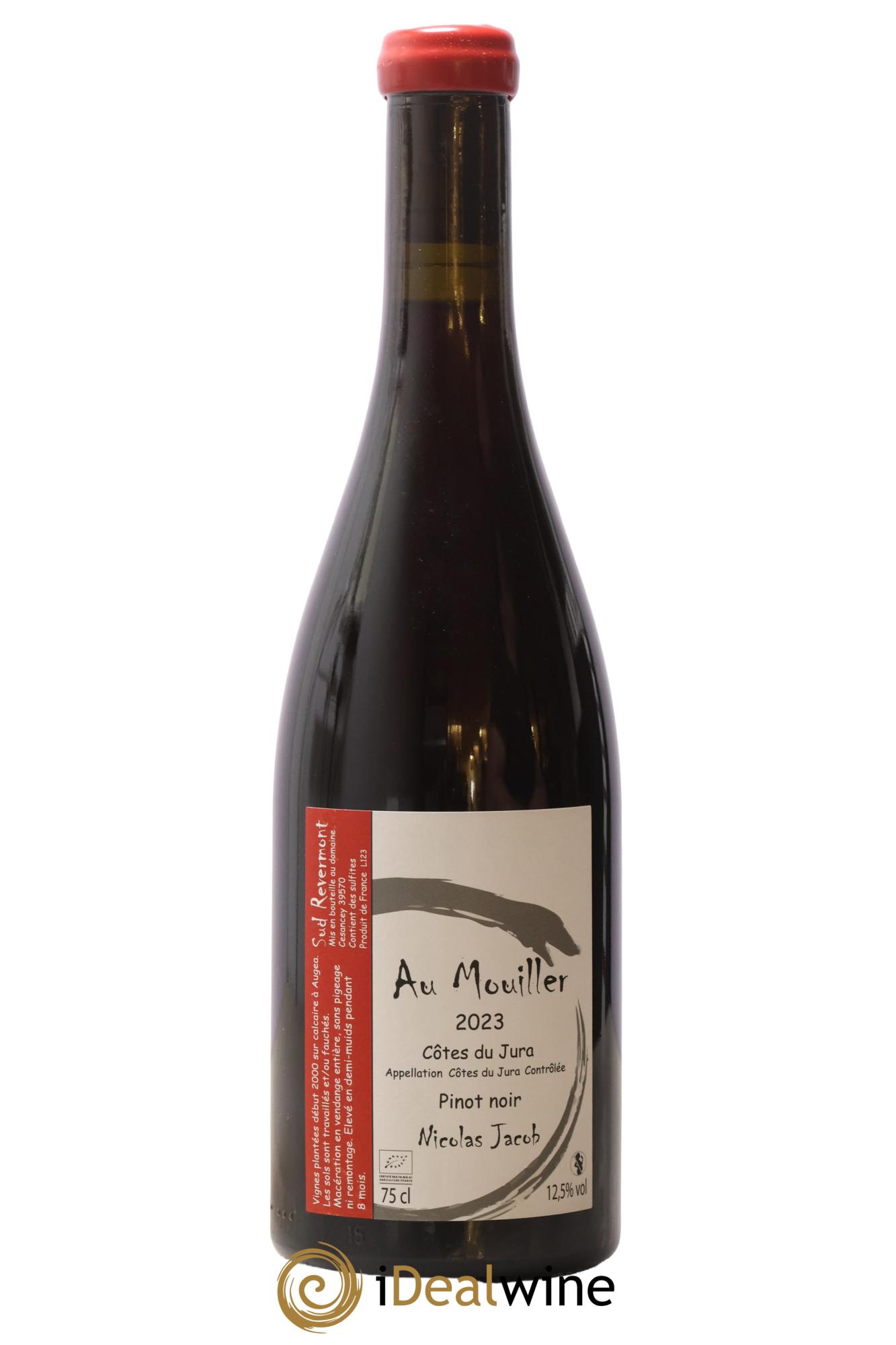Côtes du Jura Pinot Noir Au Mouiller Nicolas Jacob 2023 - Lot of 1 bottle - 0