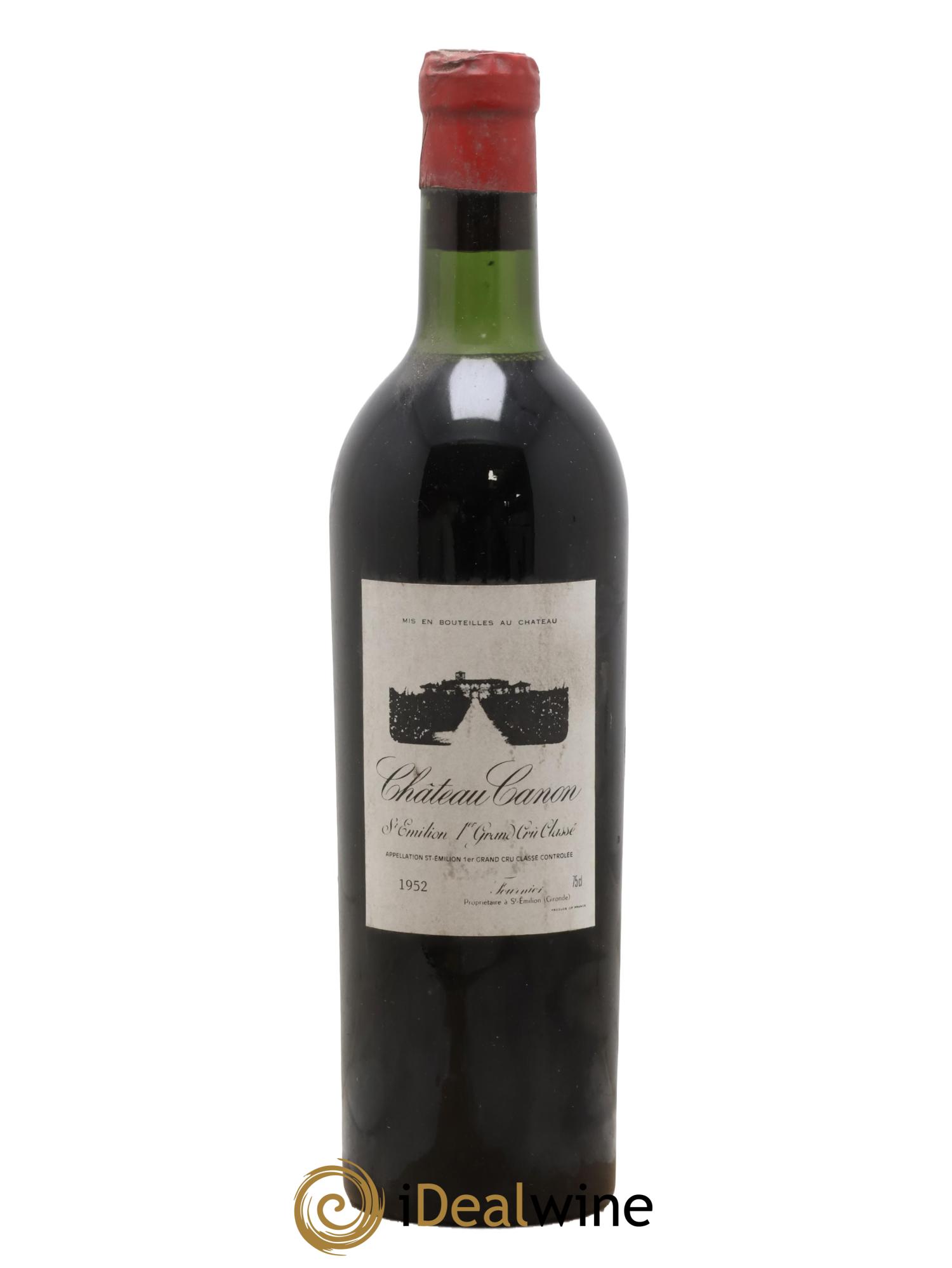 Château Canon 1er Grand Cru Classé B 1952 - Lot de 1 bouteille - 0