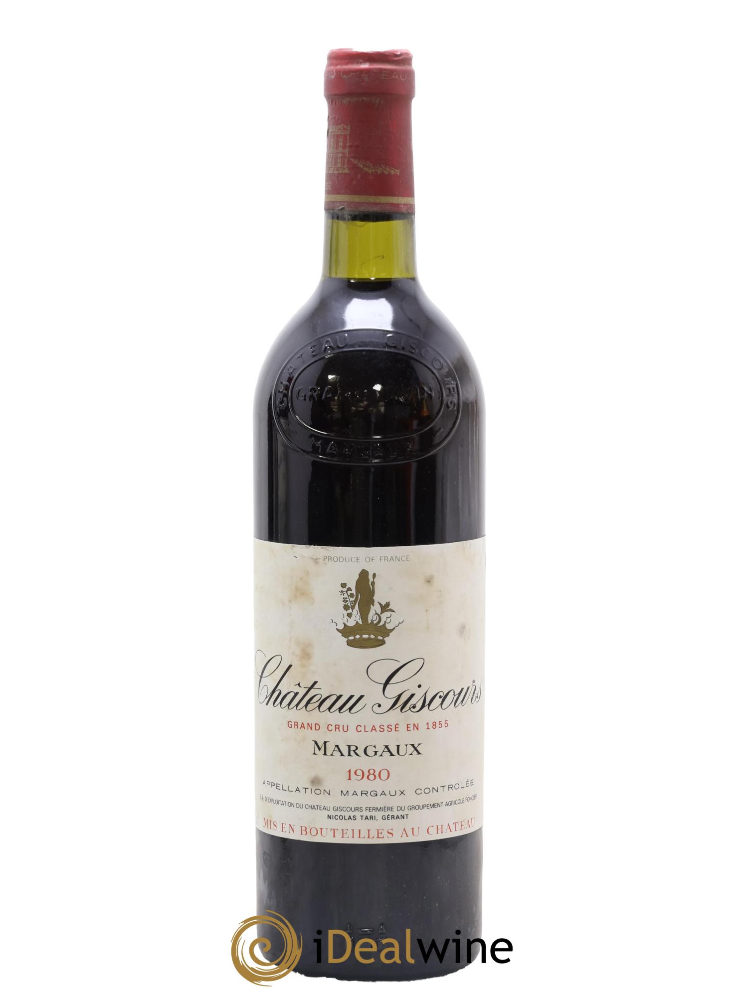 Château Giscours 3ème Grand Cru Classé 1980 - Posten von 1 Flasche - 0