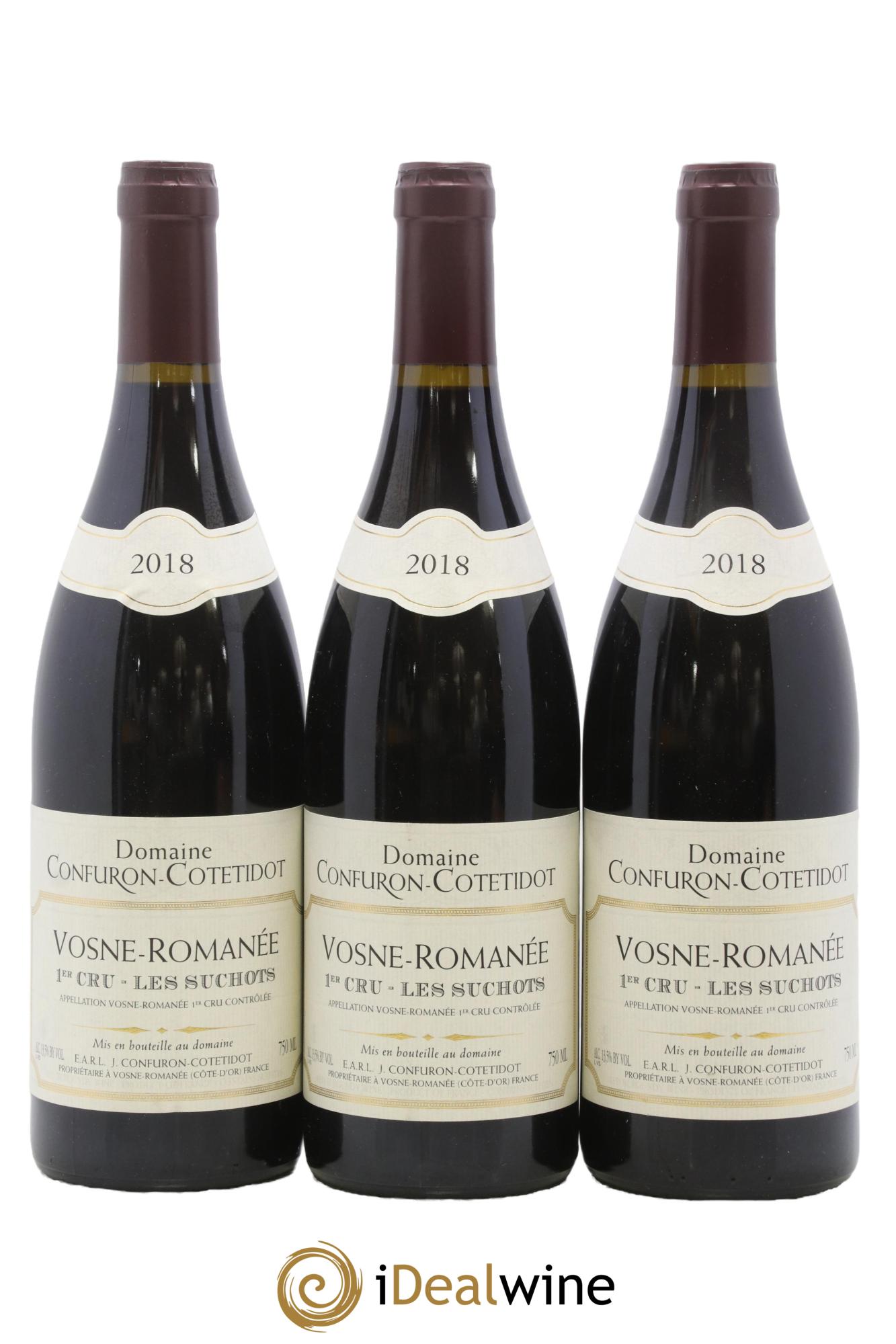 Vosne-Romanée 1er Cru Les Suchots Confuron-Cotetidot 2018 - Posten von 3 Flaschen - 0