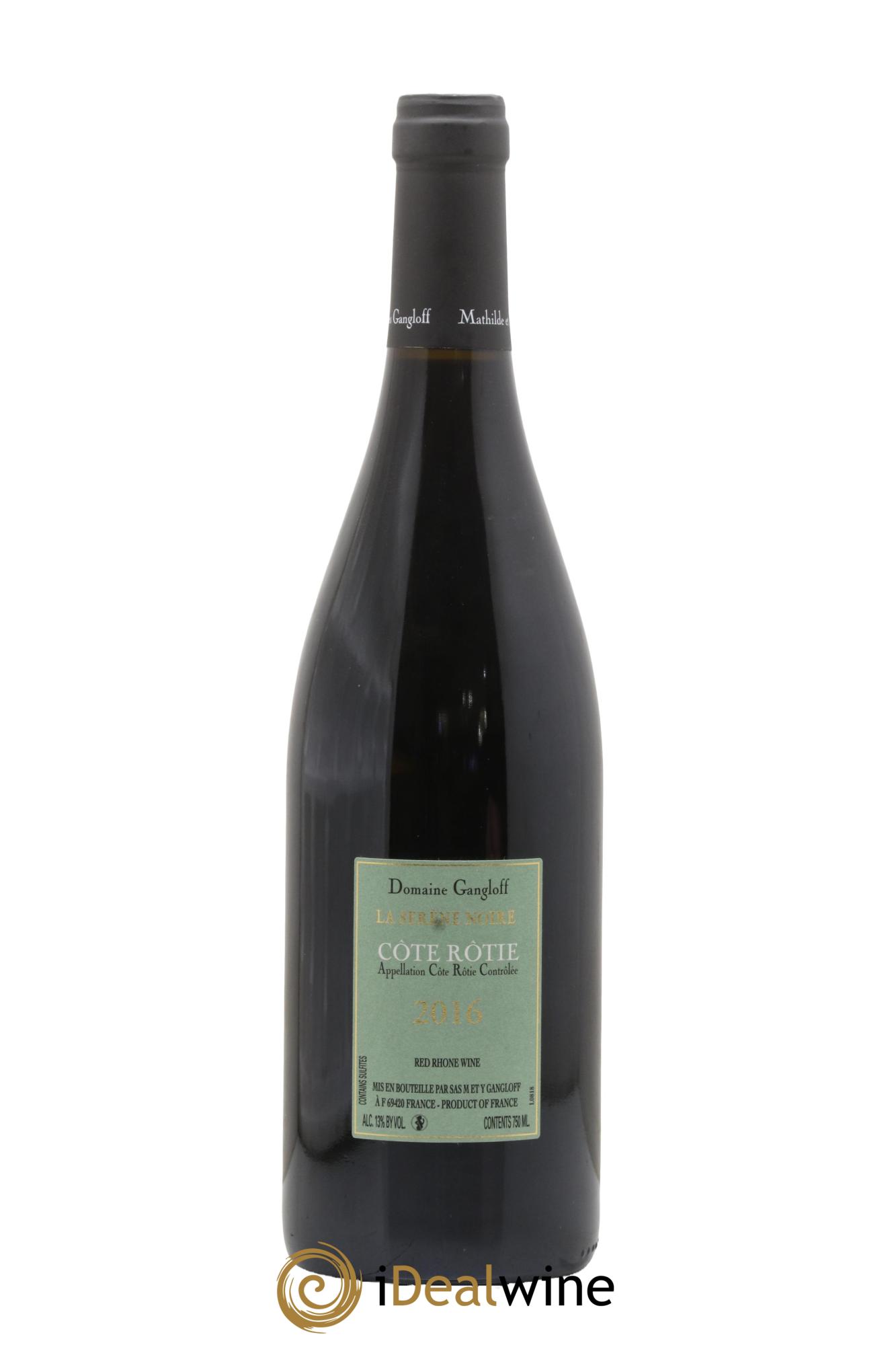 Côte-Rôtie La Sereine Noire Gangloff (Domaine) 2016 - Lot of 1 bottle - 1