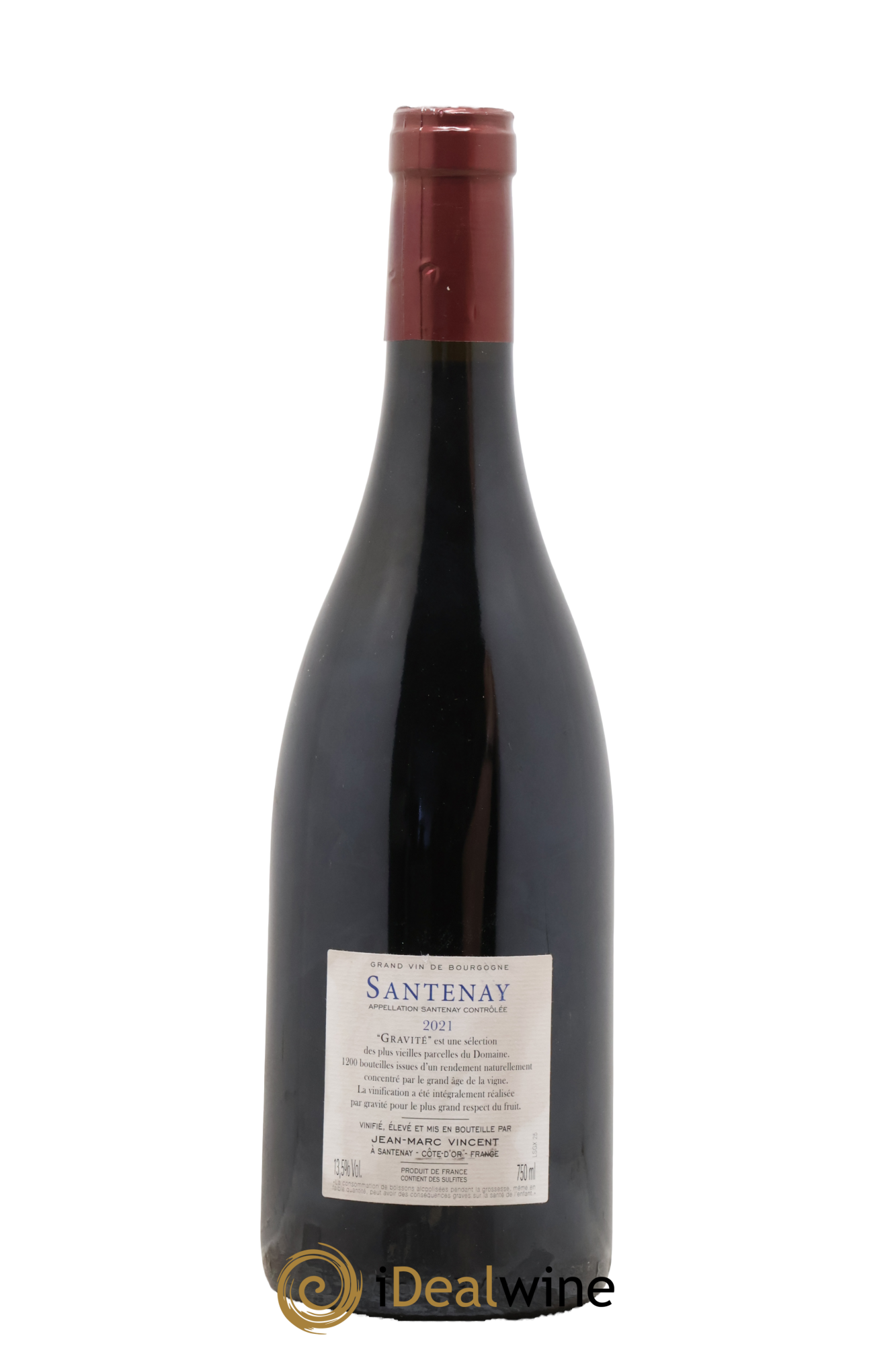 Santenay Gravité Jean-Marc Vincent (Domaine) 2021 - Lot of 1 bottle - 1
