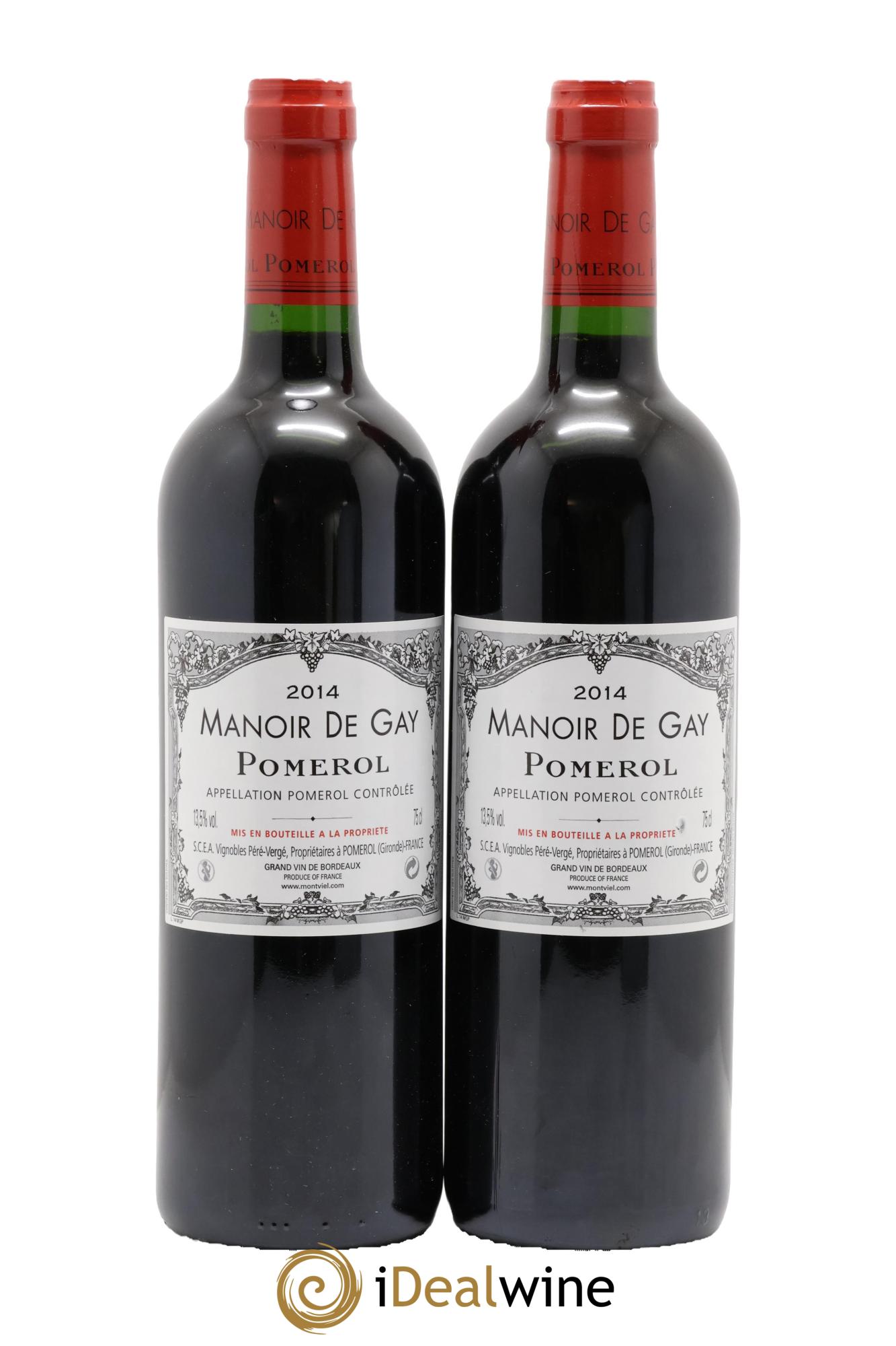 Pomerol Manoir de Gay 2014 - Lot de 2 bouteilles - 0