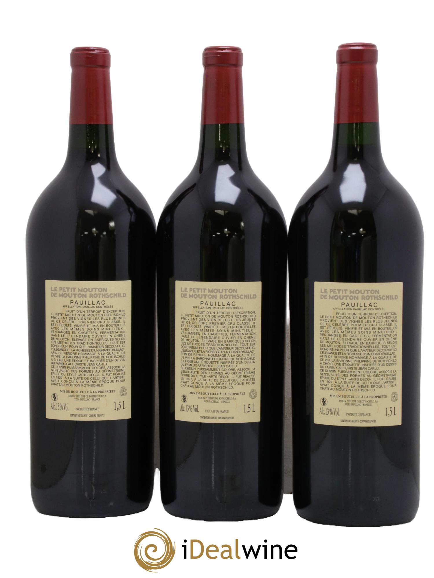 Petit Mouton Second Vin  2021 - Lot de 3 magnums - 1