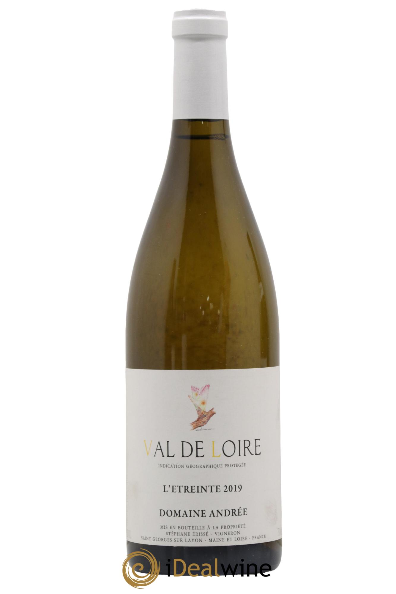 Val de Loire L'Etreinte Domaine Andrée 2019 - Lot de 1 bouteille - 0