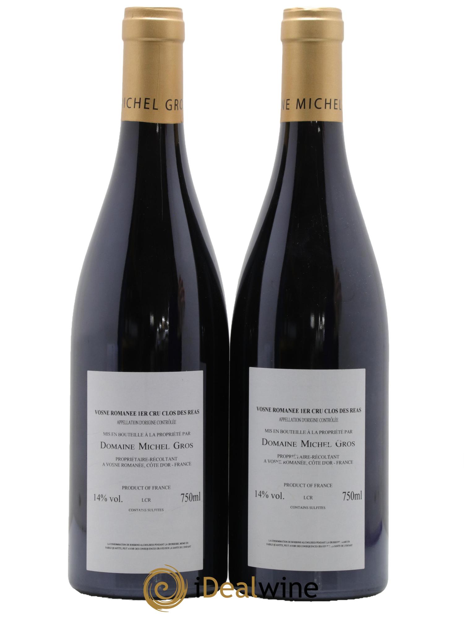 Vosne-Romanée 1er Cru Clos des Réas Michel Gros 2019 - Lot de 2 bouteilles - 1