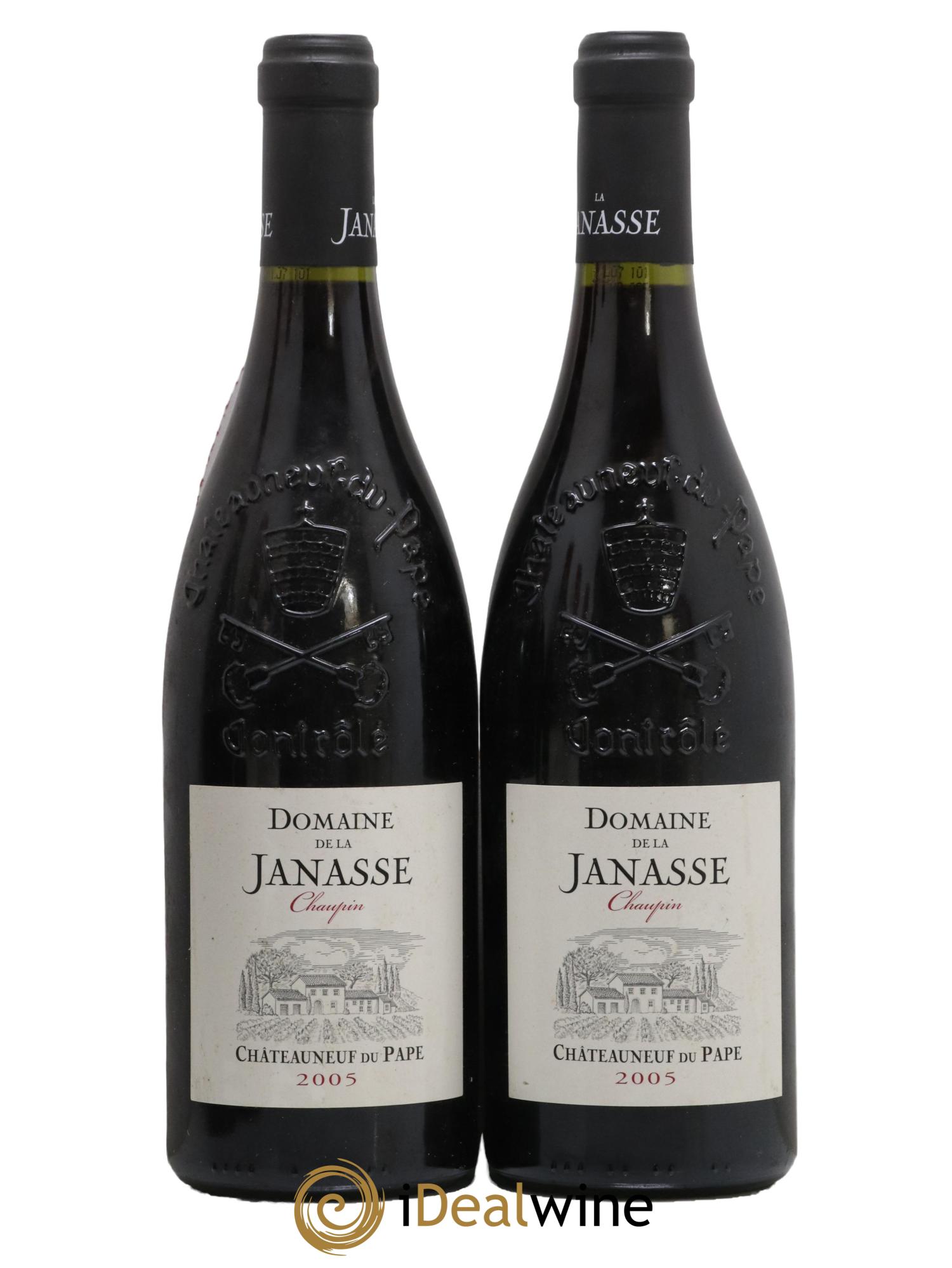 Châteauneuf-du-Pape Cuvée Chaupin La Janasse (Domaine de) 2005 - Lot de 2 bouteilles - 0