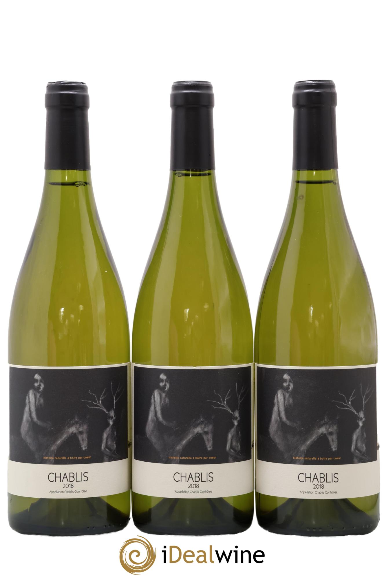 Chablis Le vin de deux 2018 - Lot of 3 bottles - 0