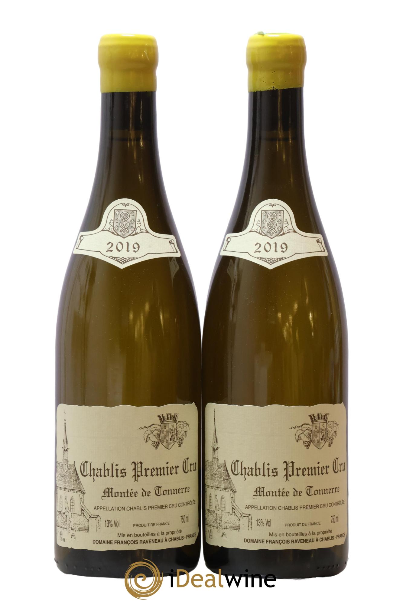 Chablis 1er Cru Montée de Tonnerre Raveneau (Domaine) 2019 - Lot de 2 bouteilles - 0