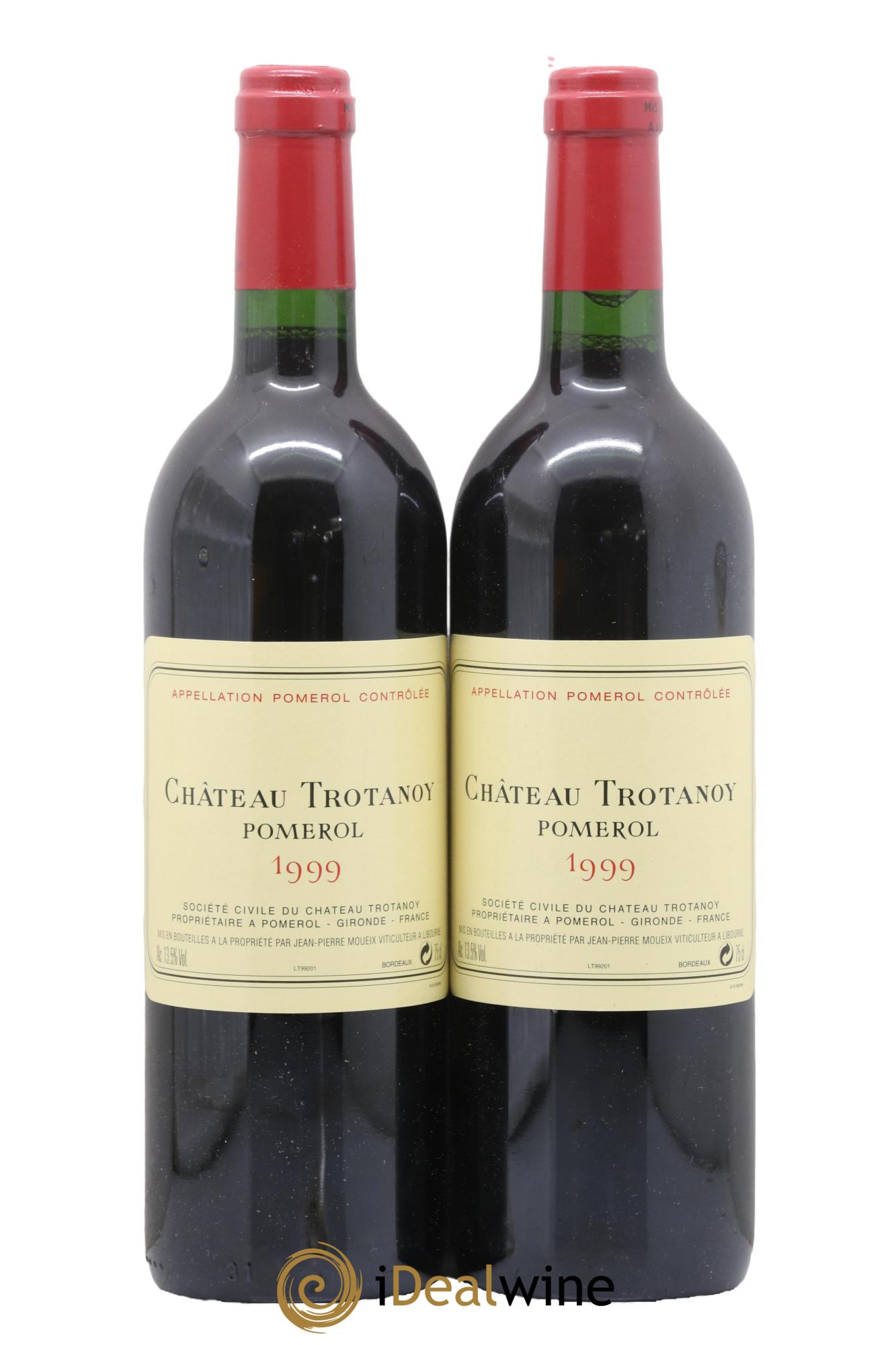 Château Trotanoy 1999 - Lot de 2 bouteilles - 0