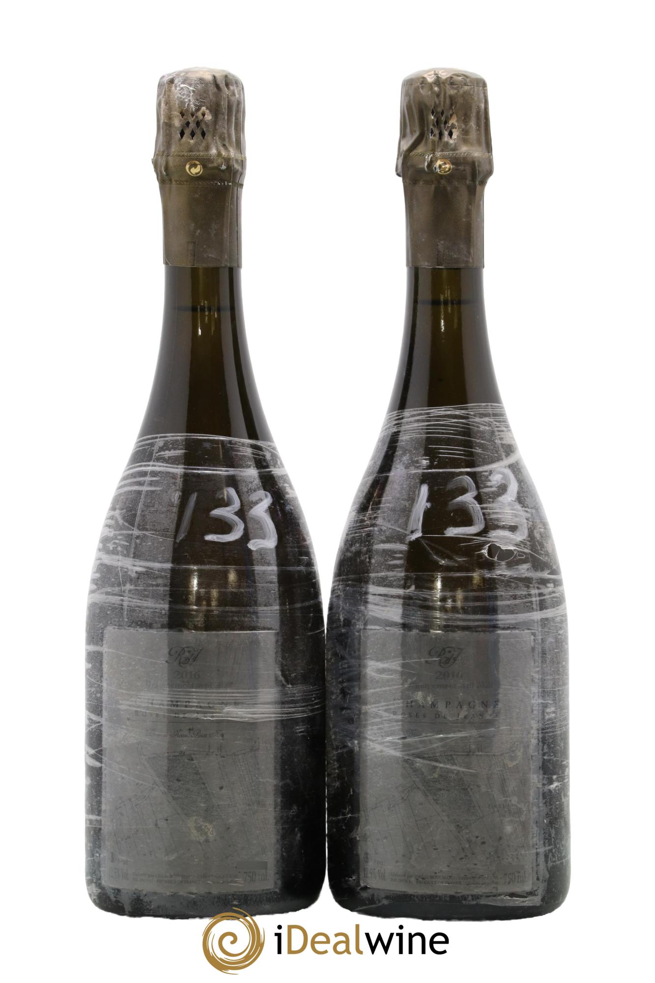 Roses de Jeanne Les Ursules Blanc de Noirs Brut Cédric Bouchard 2016 - Lot of 2 bottles - 1