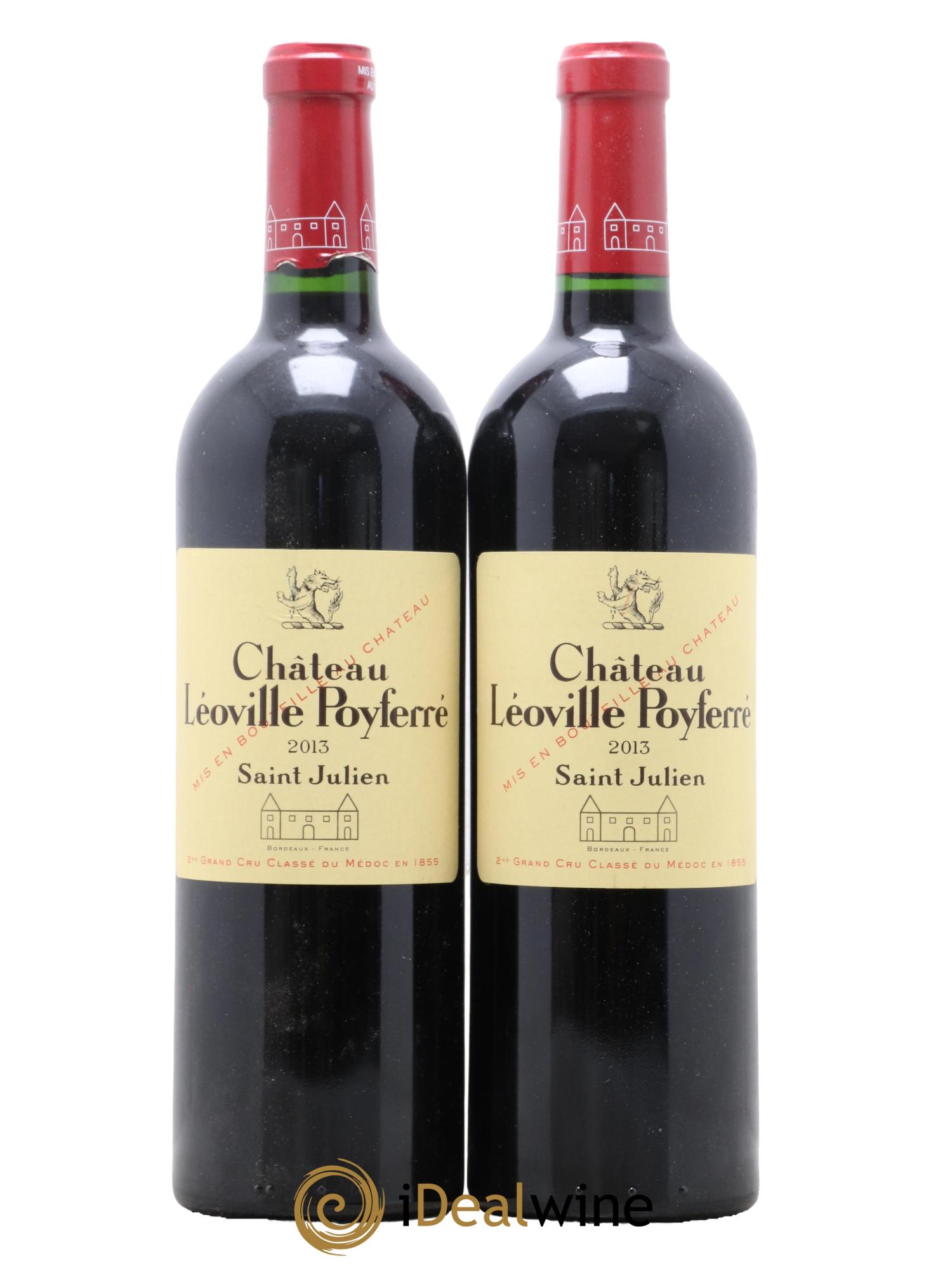 Château Léoville Poyferré 2ème Grand Cru Classé 2013 - Lot de 2 bouteilles - 0