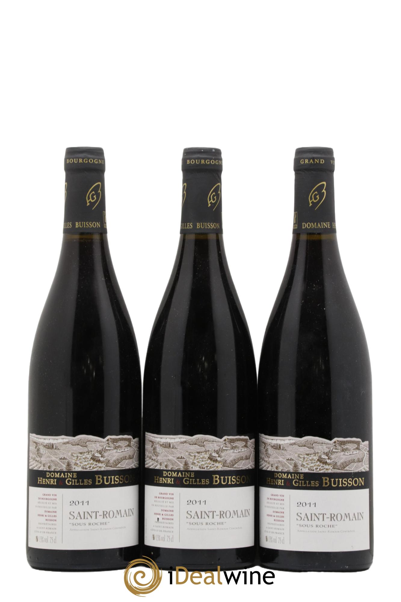 Saint-Romain Sous Roche Henri et Gilles Buisson (Domaine) 2011 - Lot de 3 bouteilles - 0