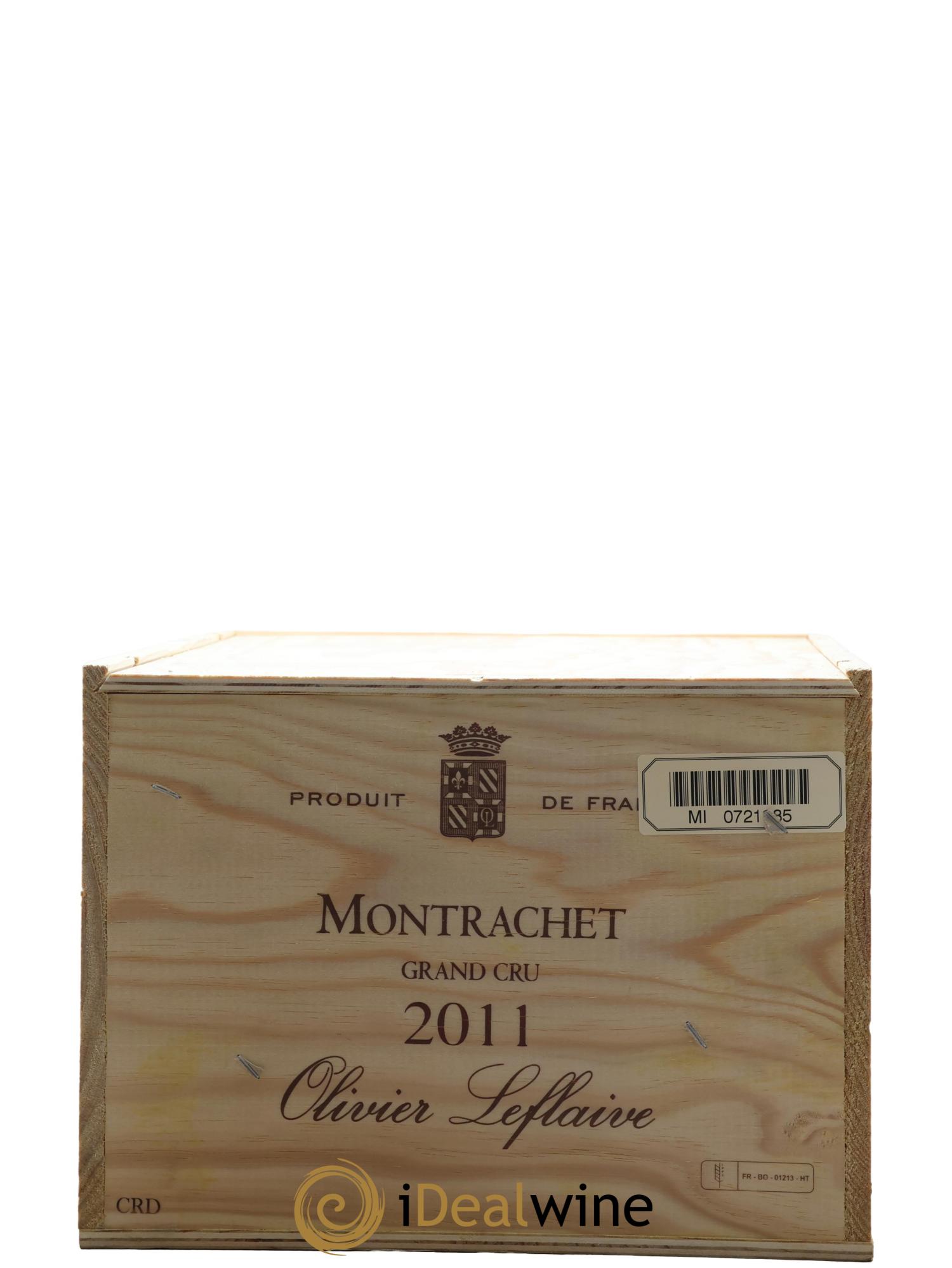 Montrachet Grand Cru Olivier Leflaive 2011 - Lot de 6 bouteilles - 6