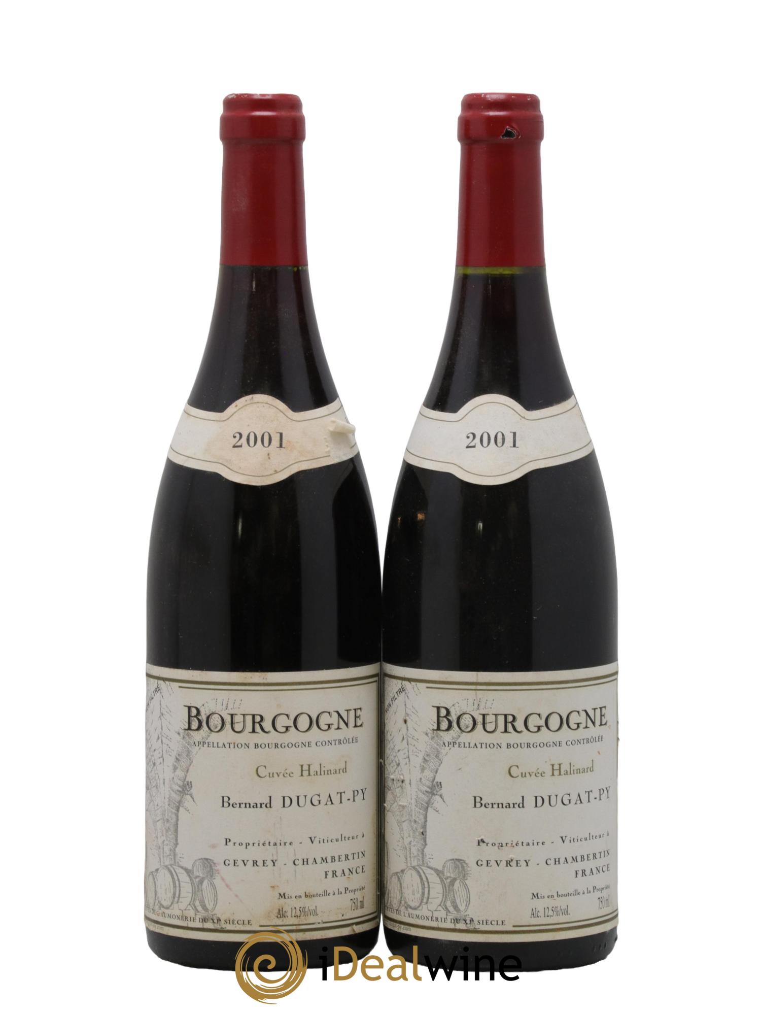 Bourgogne Cuvée Halinard Dugat-Py 2001 - Lotto di 2 bottiglie - 0