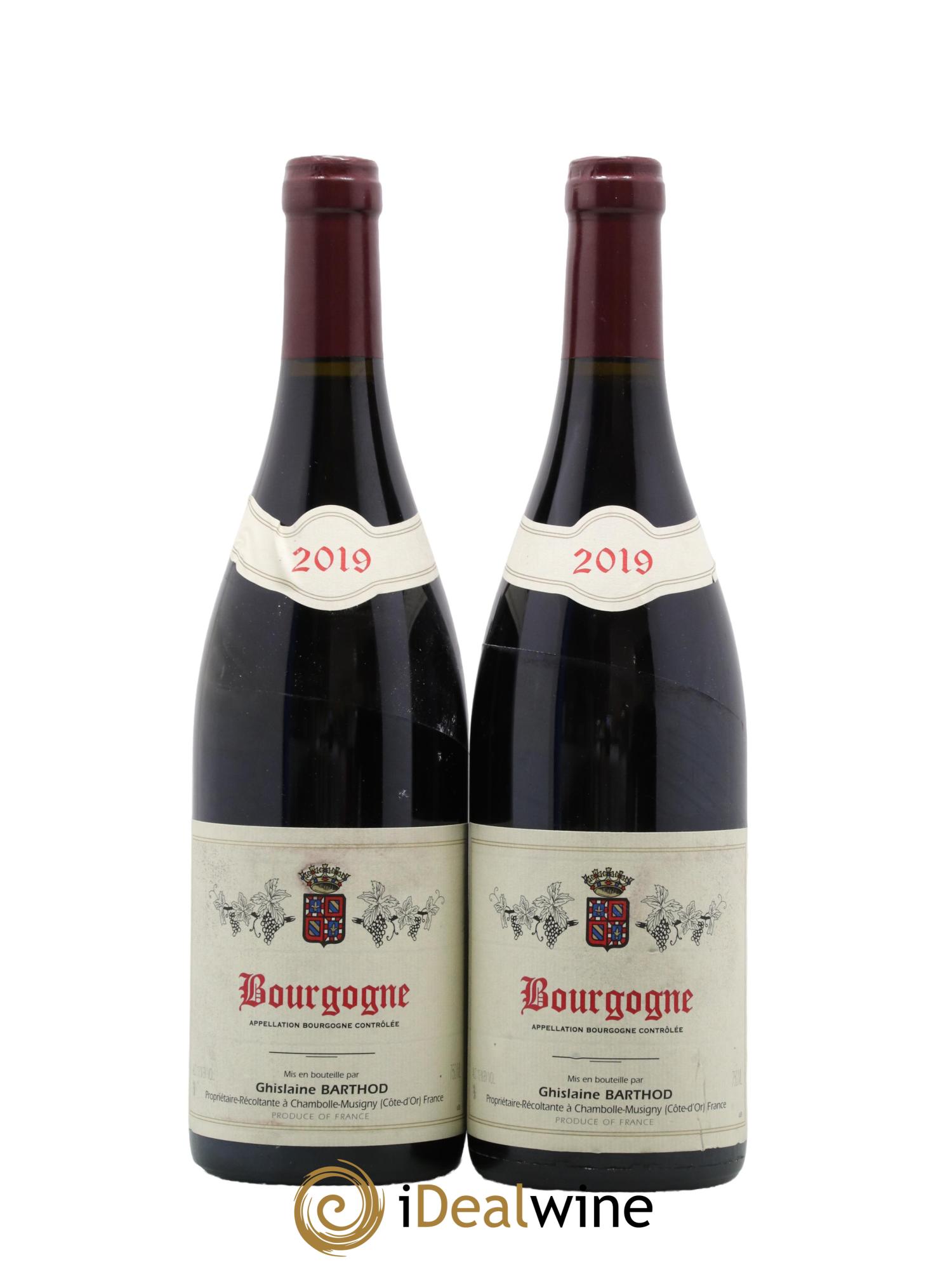 Bourgogne Ghislaine Barthod 2019 - Lot de 2 bouteilles - 0