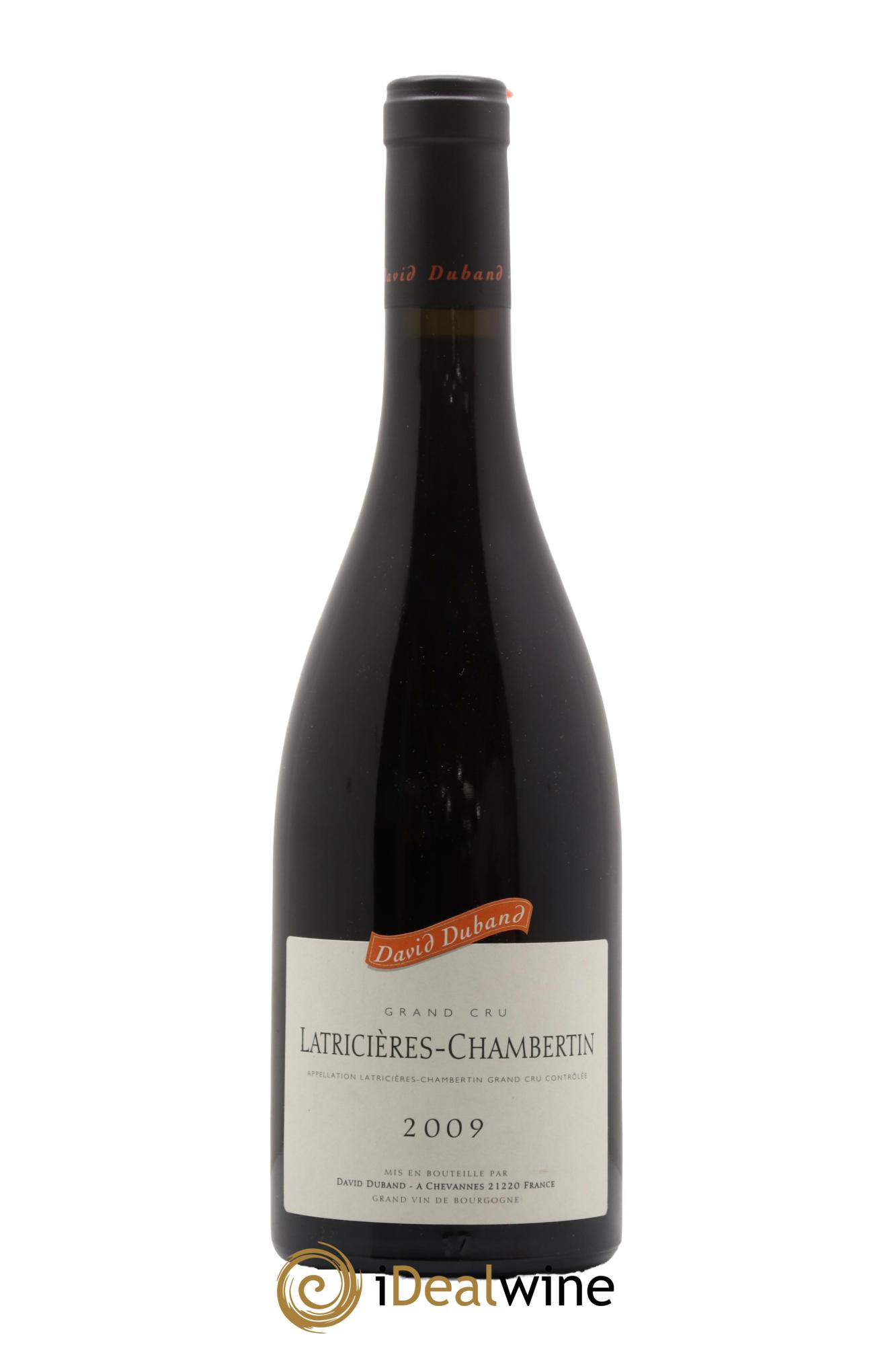 Latricières-Chambertin Grand Cru David Duband (Domaine) 2009 - Lot de 1 bouteille - 0