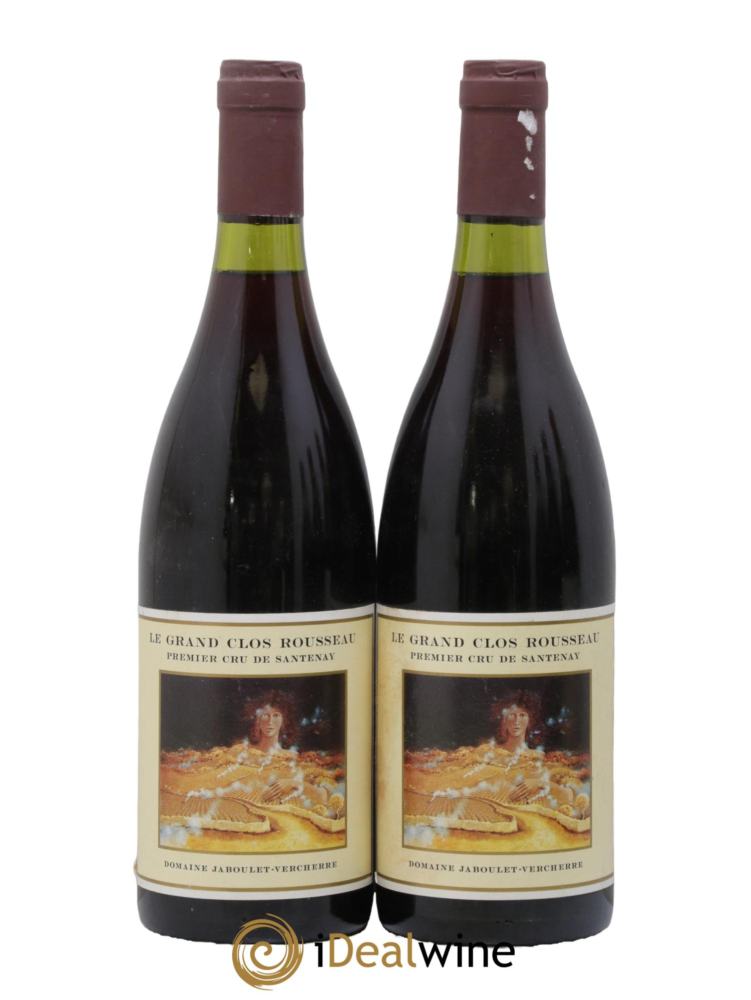 Santenay Le Grand Rousseau Domaine Jaboulet Vercherre 1985 - Lot de 2 bouteilles - 0