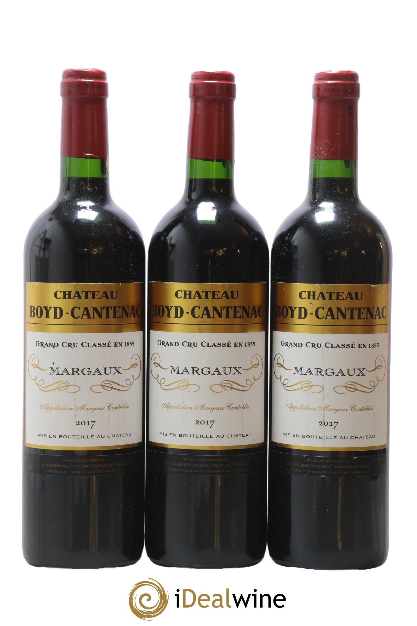 Château Boyd Cantenac 3ème Grand Cru Classé 2017 - Lot de 3 bouteilles - 0