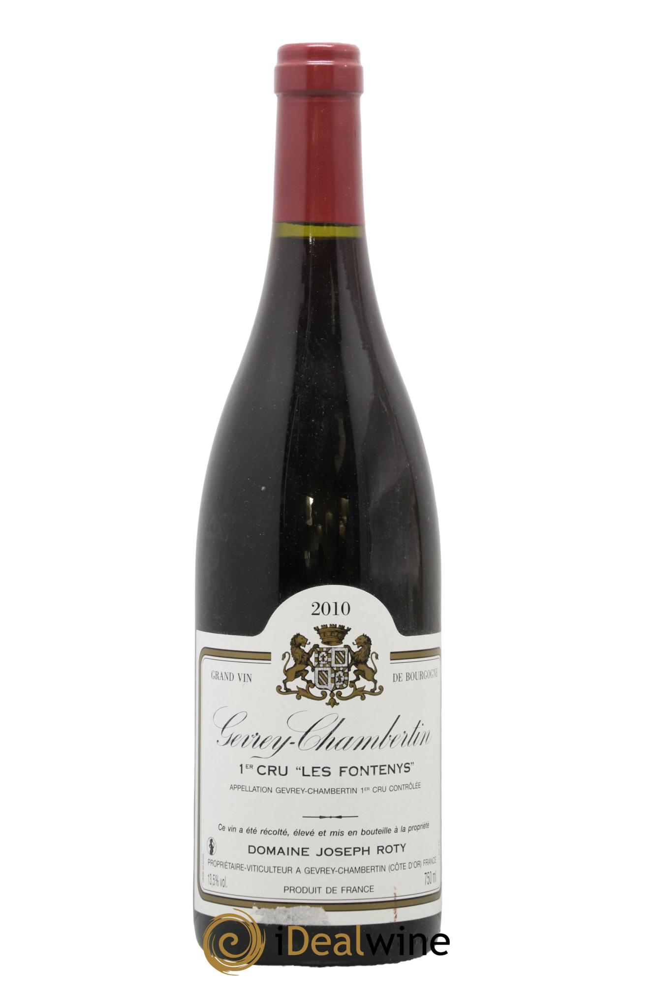 Gevrey-Chambertin 1er Cru Les Fontenys Joseph Roty (Domaine) 2010 - Lot de 1 bouteille - 0