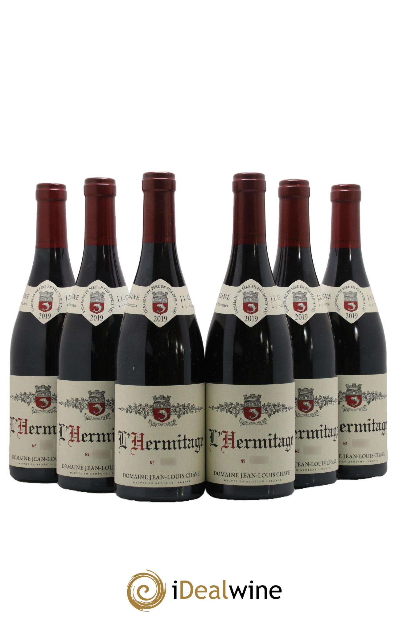 Hermitage Jean-Louis Chave 2019 - Lot de 6 bouteilles - 0