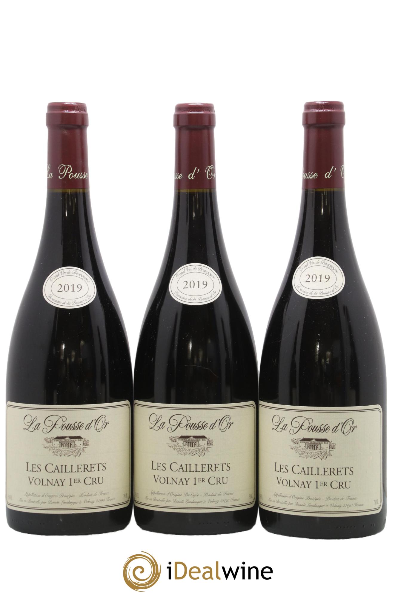 Volnay 1er Cru Les Caillerets La Pousse d'Or (Domaine de) 2019 - Lot de 3 bouteilles - 0